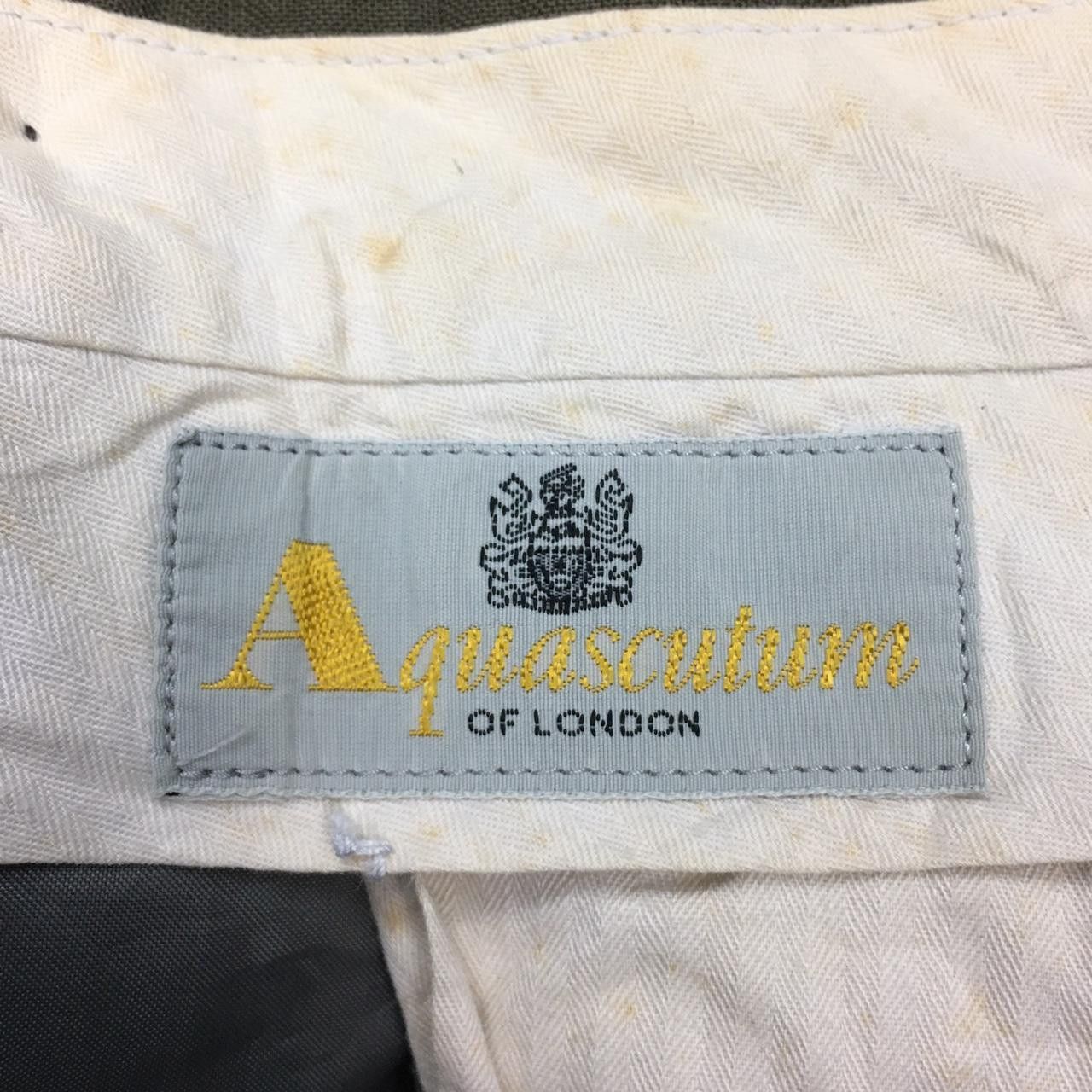 Aquascutum Vtg AQUASCUTUM OF LONDON Long Pants Trousers Formal Size US 31 - 3 Thumbnail