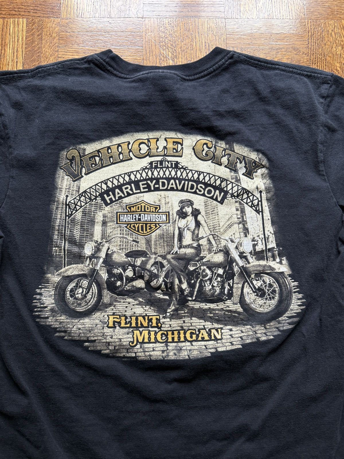 Harley Davidson × Vintage Vintage Y2K Harley Davidson Ride a Legend Graphic Tee Size US L / EU 52-54 / 3 - 4 Thumbnail