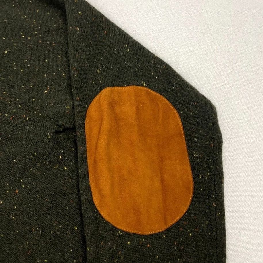 Taylor Stitch Taylor Stitch Cashmere Sweater Mens 38 S Green Donegal Speckled Elbow Patch Crew Size US S / EU 44-46 / 1 - 4 Thumbnail