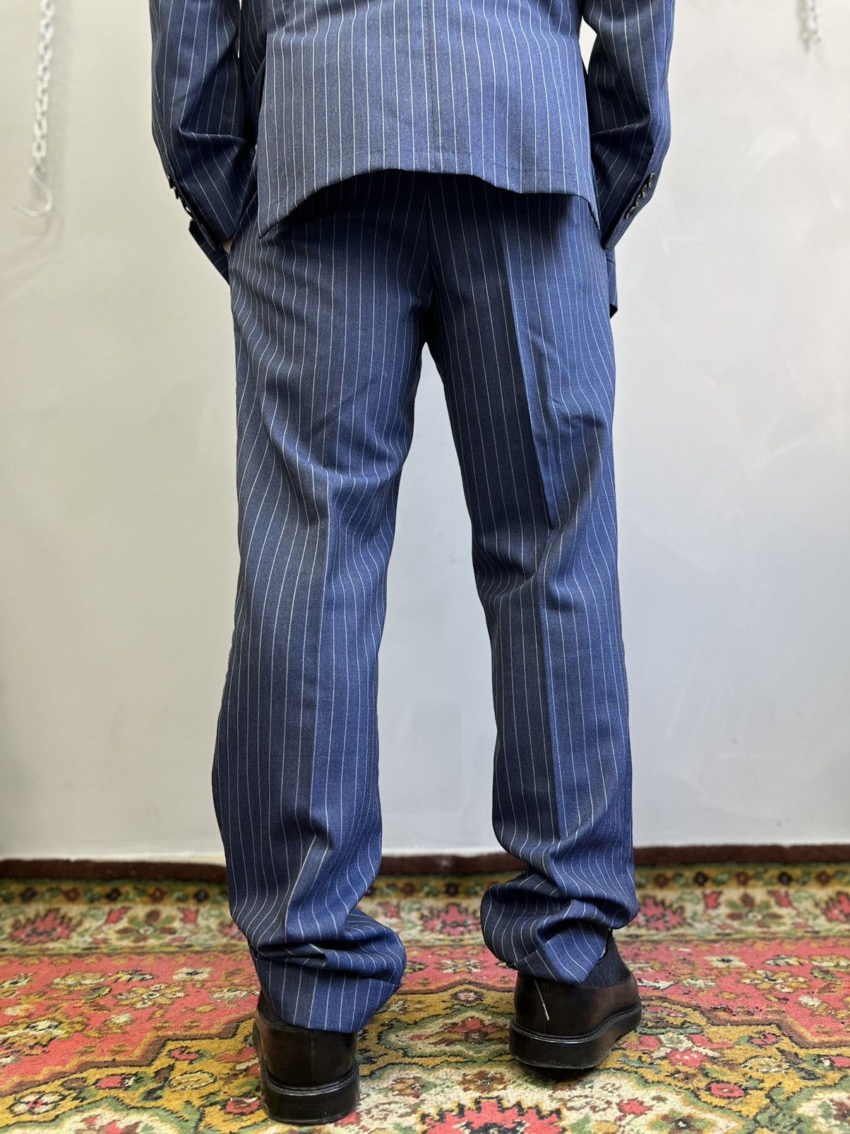 Designer × Suitsupply SUITSUPPLY Blazer/pants suit HAVAna Navy blue Wool EU50 Size 50R - 13 Thumbnail
