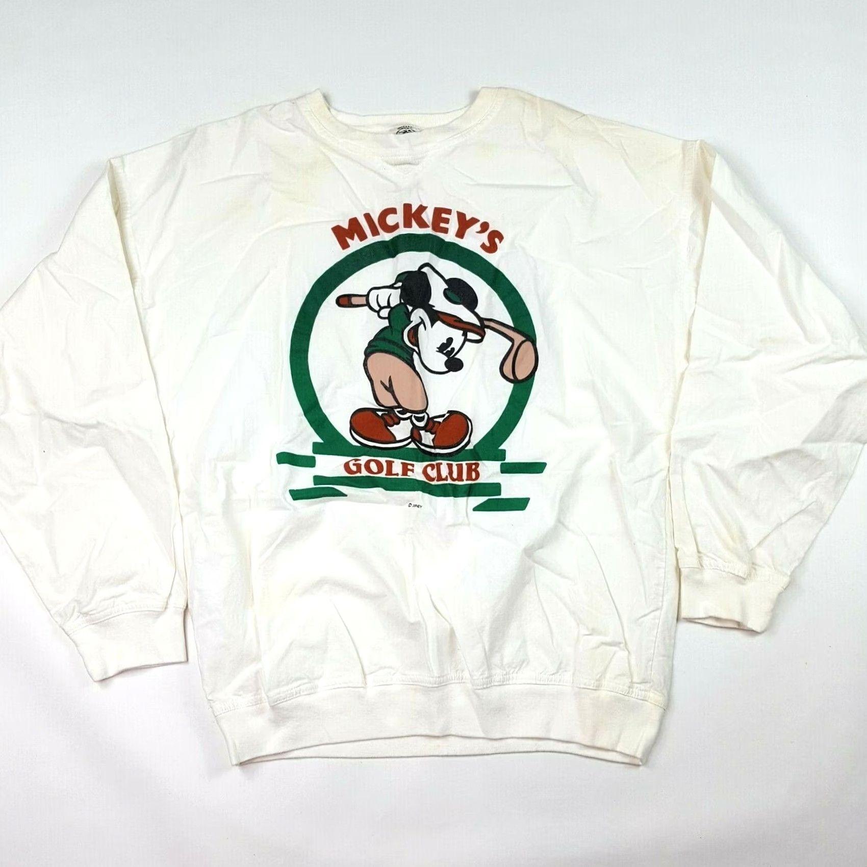 Vintage VINTAGE Mickey's Golf Club Men's Sweatshirt Crewneck 90s Cartoon Golf Club USA White XS-XL? Size US L / EU 52-54 / 3 - 2 Thumbnail