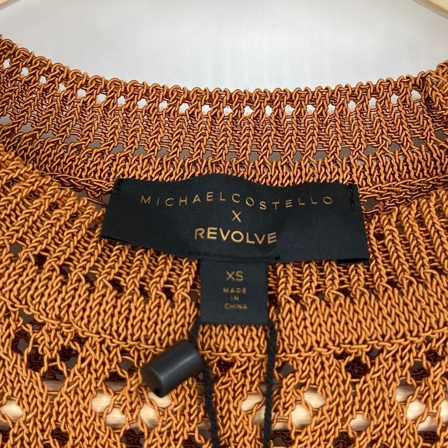 REVOLVE Michael Costello x REVOLVE | Allegra Mini Dress in Copper XS Size XS / US 0-2 / IT 36-38 - 4 Thumbnail