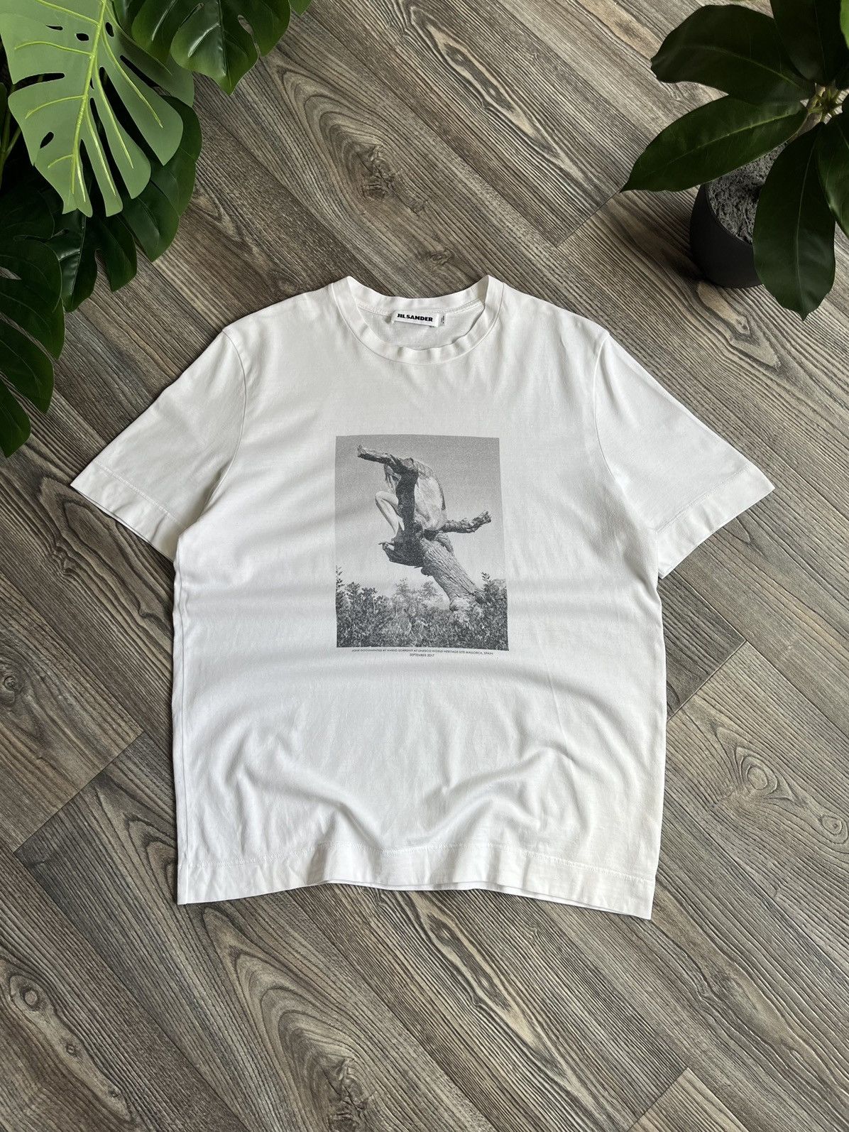 image of Avant Garde Jil Sander Mario Sorrenti 64/200 Archive Capsule Tee in White, Women's (Size Medium)