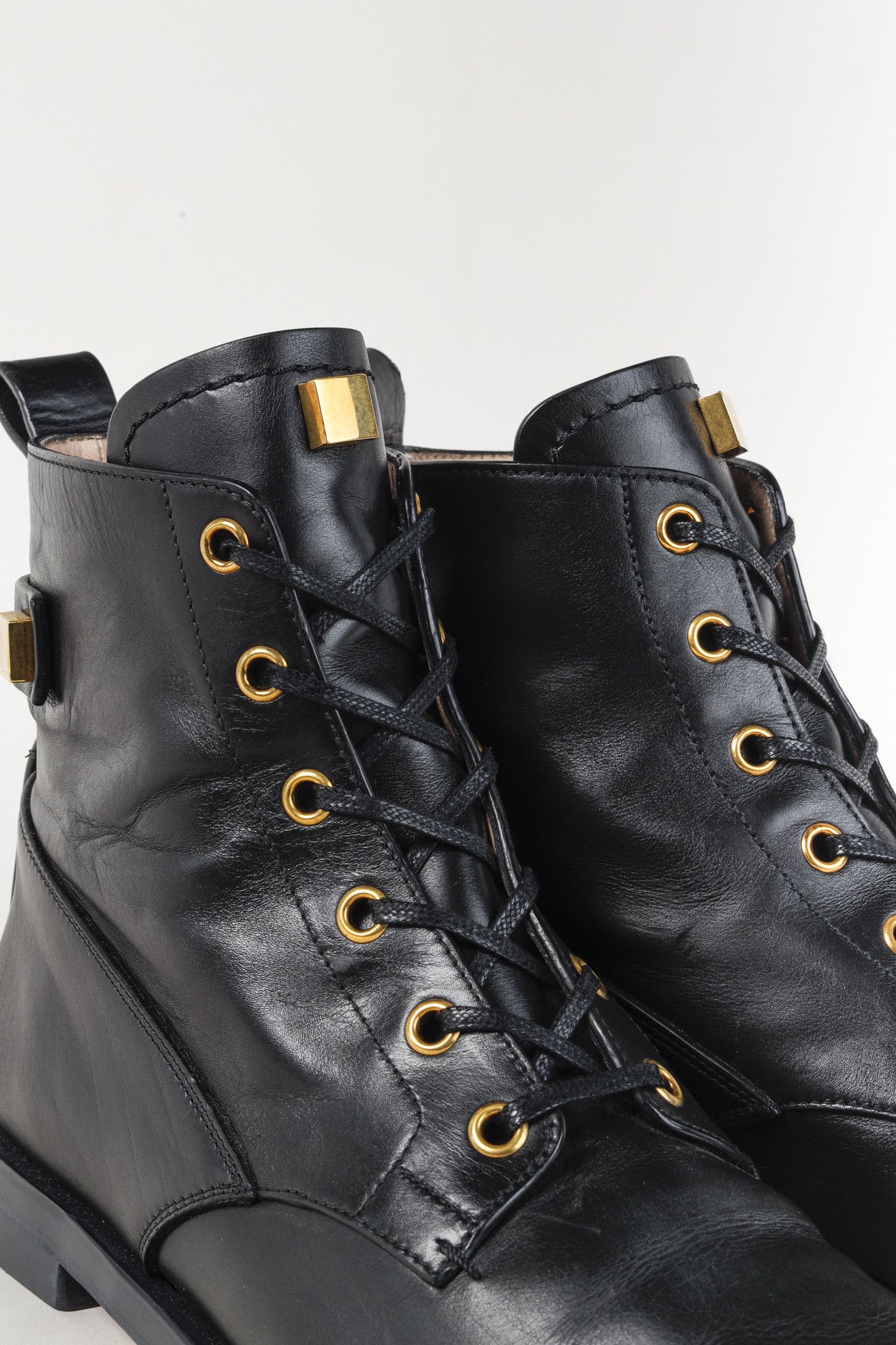 Stuart Weitzman Stuart Weitzman Black Leather Ryder Boot Size US 7 / IT 37 - 6 Thumbnail