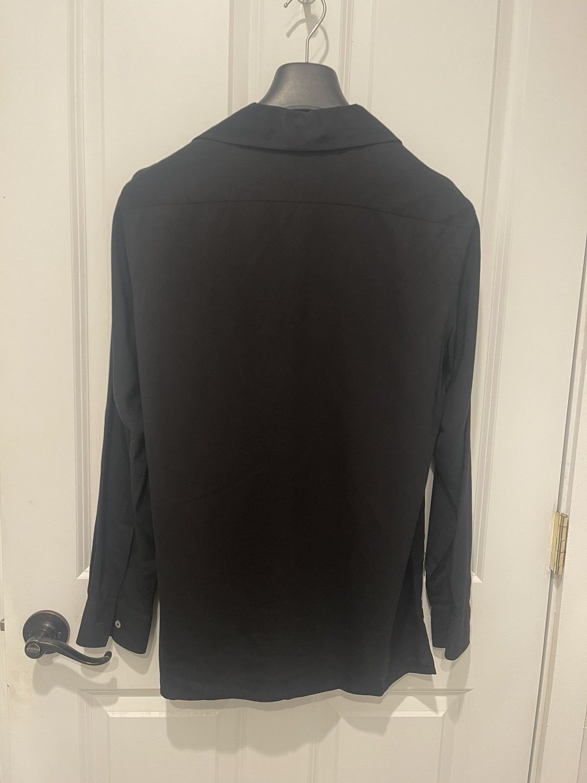 Lanvin Lanvin Viscose Camp Collar Long Sleeve Button Down Shirt Size US S / EU 44-46 / 1 - 2 Thumbnail
