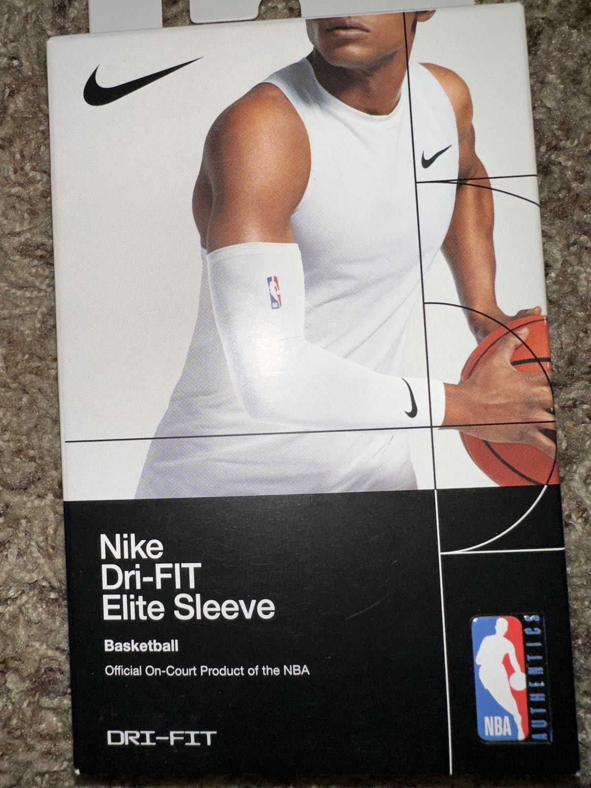 Nike Nike NBA Shooter Sleeve In White Size ONE SIZE - 3 Thumbnail