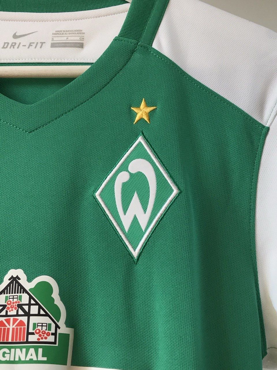 Nike Nike Werder Bremen 2015/16 Home Football Shirt Soccer Jersey Size US S / EU 44-46 / 1 - 5 Thumbnail