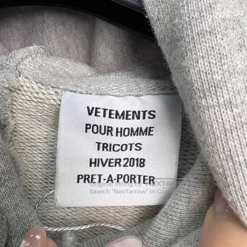 Vetements VETEMENTS Distressed Patchwork Hoodie Size US XS / EU 42 / 0 - 3 Thumbnail