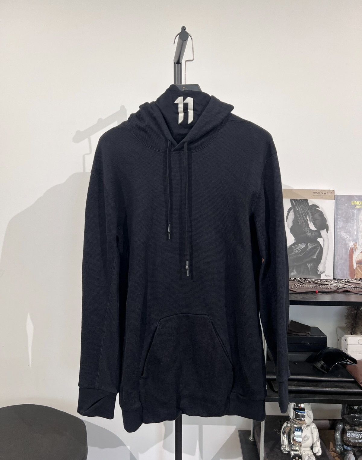 11 By Boris Bidjan Saberi 11ByBBS Waffle-Knit Balaclava & Embroidered Hoodie Size US L / EU 52-54 / 3 - 2 Thumbnail