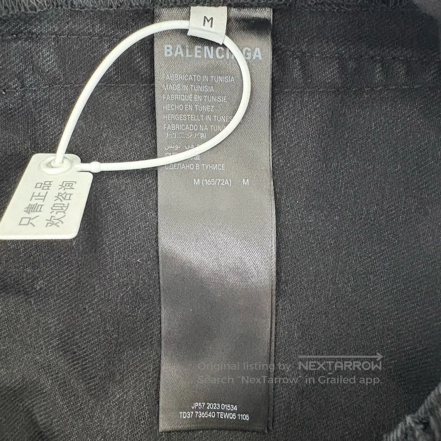 Balenciaga Balenciaga sizeM Black leather jacket clashes with washed j Size 28" / US 6 / IT 42 - 4 Thumbnail