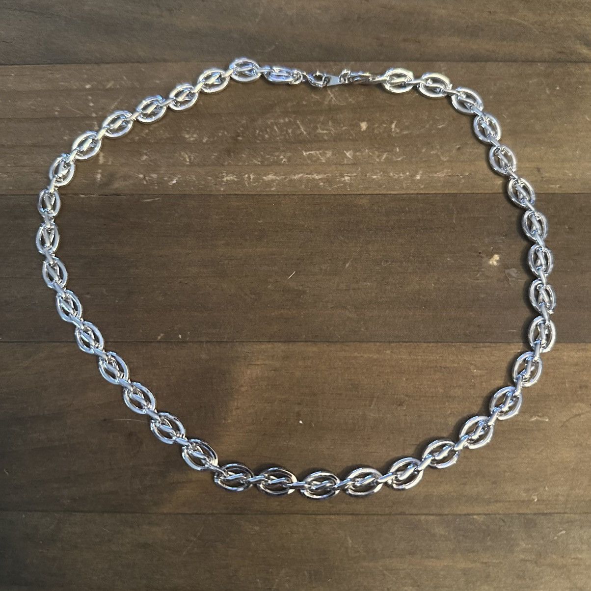 Vintage Vintage silver tone mariner link chain necklace Size ONE SIZE - 2 Thumbnail