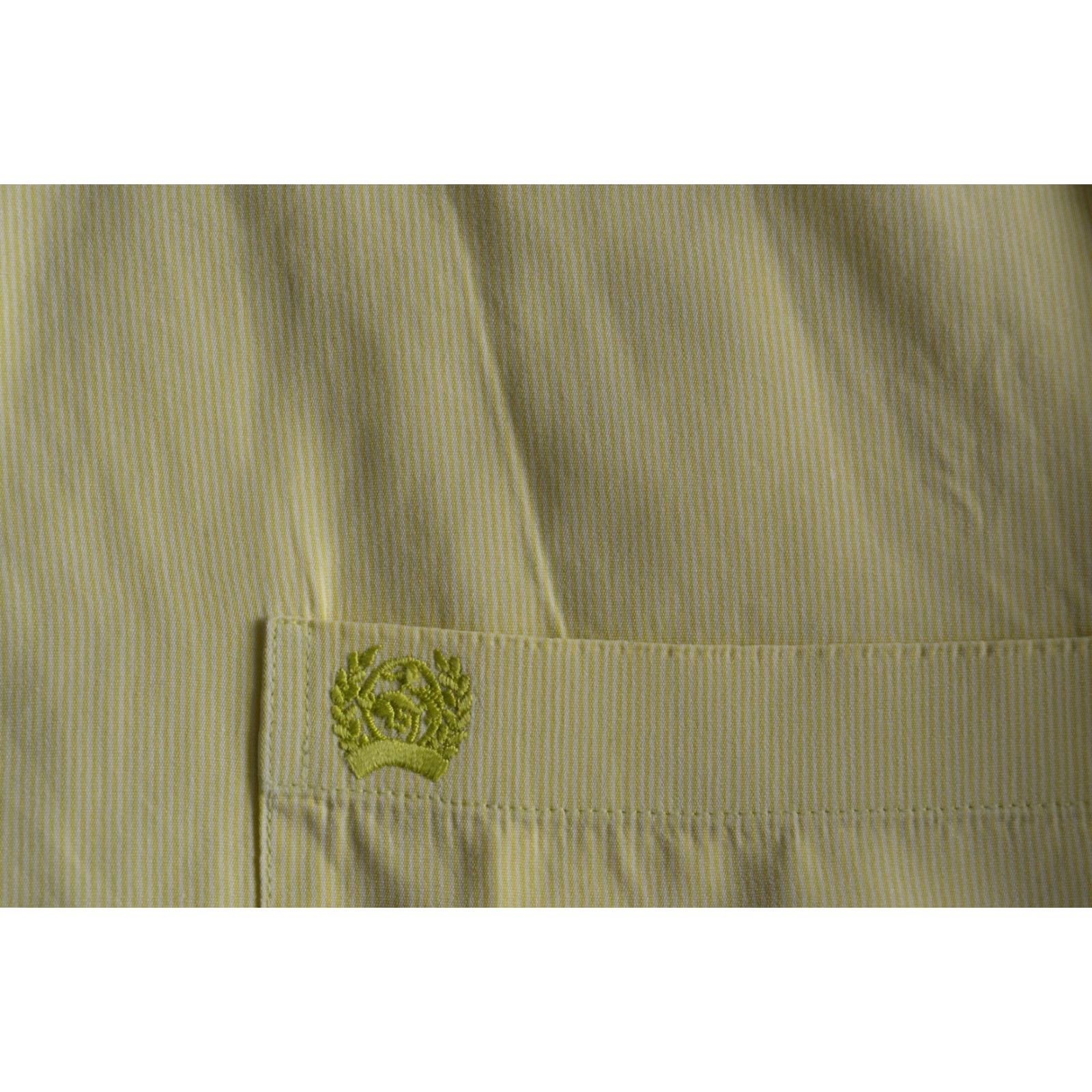 Logo 7 CINCH Shirt Adult XL Yellow Cowboy Western Cotton Crest Logo SS Mens Shirt Size US XL / EU 56 / 4 - 3 Thumbnail
