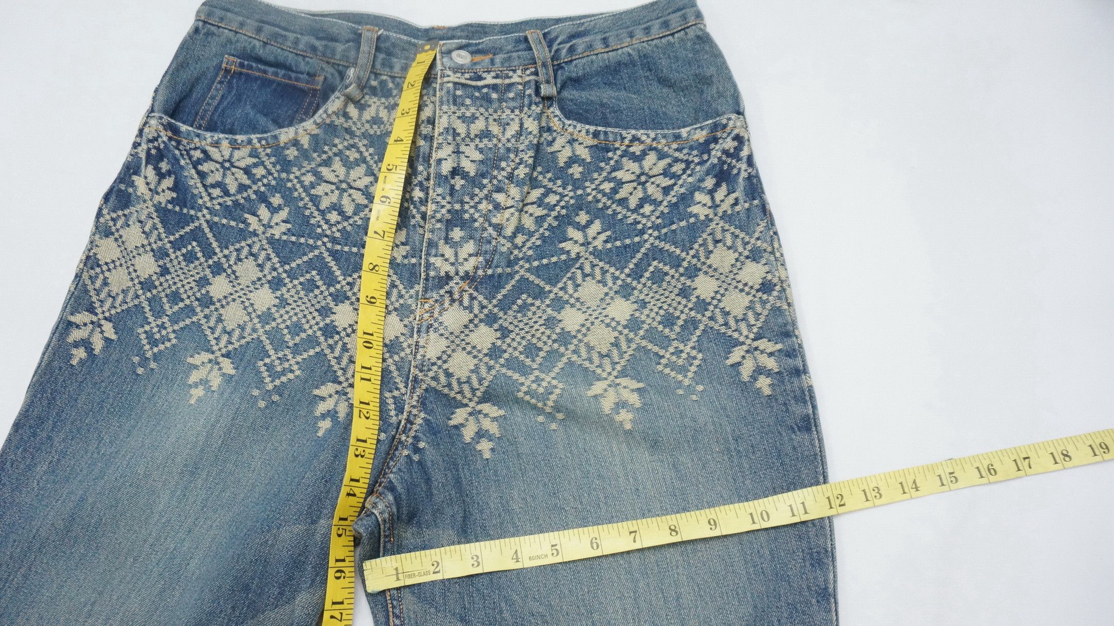 Iroquois Japan 🔴IROQUOIS Made in Japan 🎌 Native Vintage Buttonfly Jeans Size US 32 / EU 48 - 11 Thumbnail