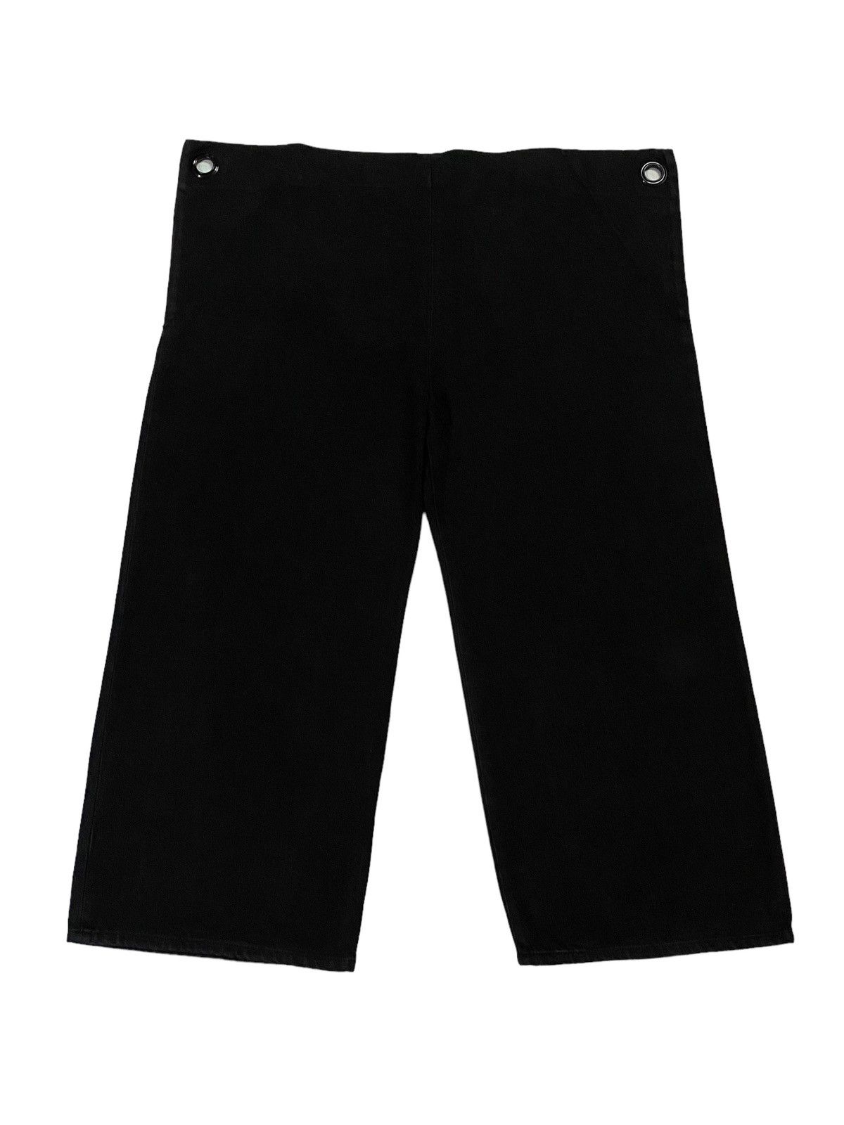 Maison Margiela Maison Margiela Black Baggy Wide Leg Jeans Size 26" / US 2 / IT 38 - 3 Thumbnail