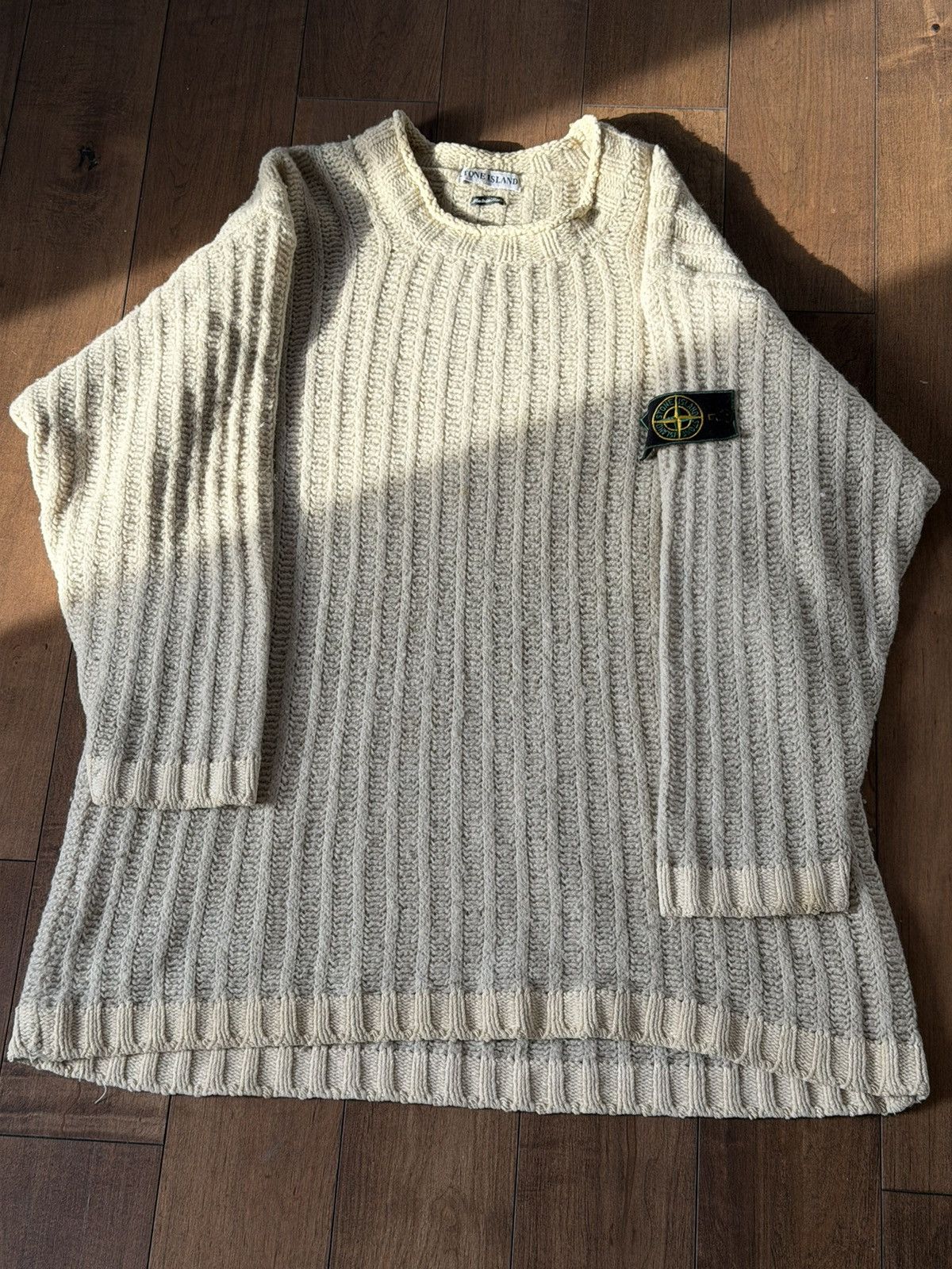 Stone Island Stone Island Ribbed Wool Knit Sweater Size US XL / EU 56 / 4 - 5 Thumbnail