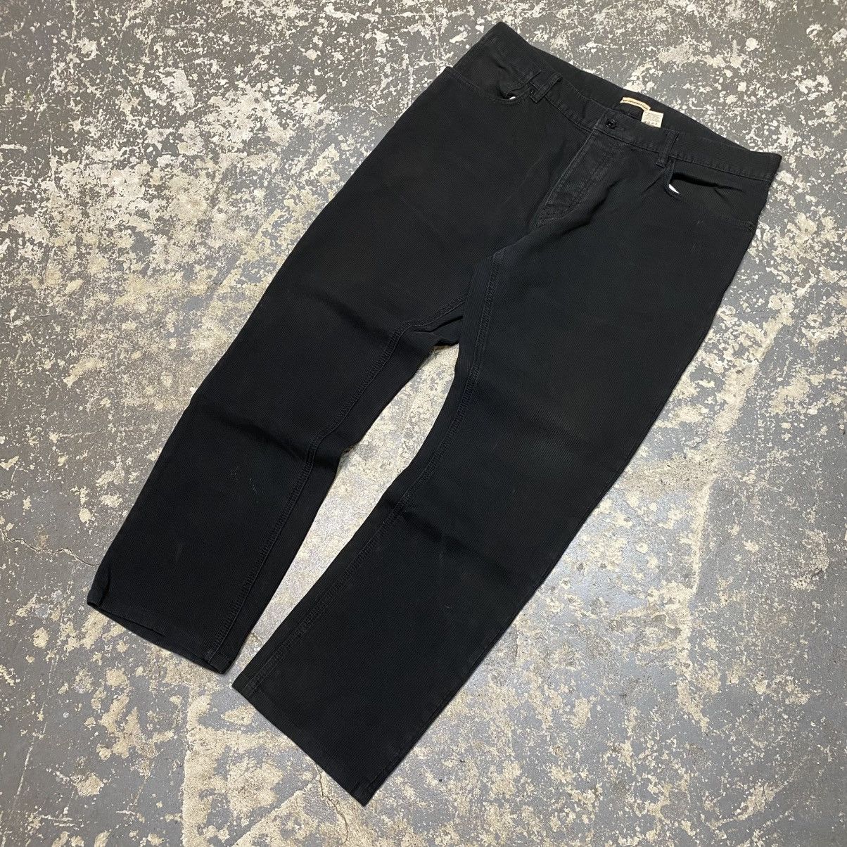 John Varvatos × Vintage Vintage John Varvatos Corduroy Black Archive Pants Size US 37 - 5 Thumbnail