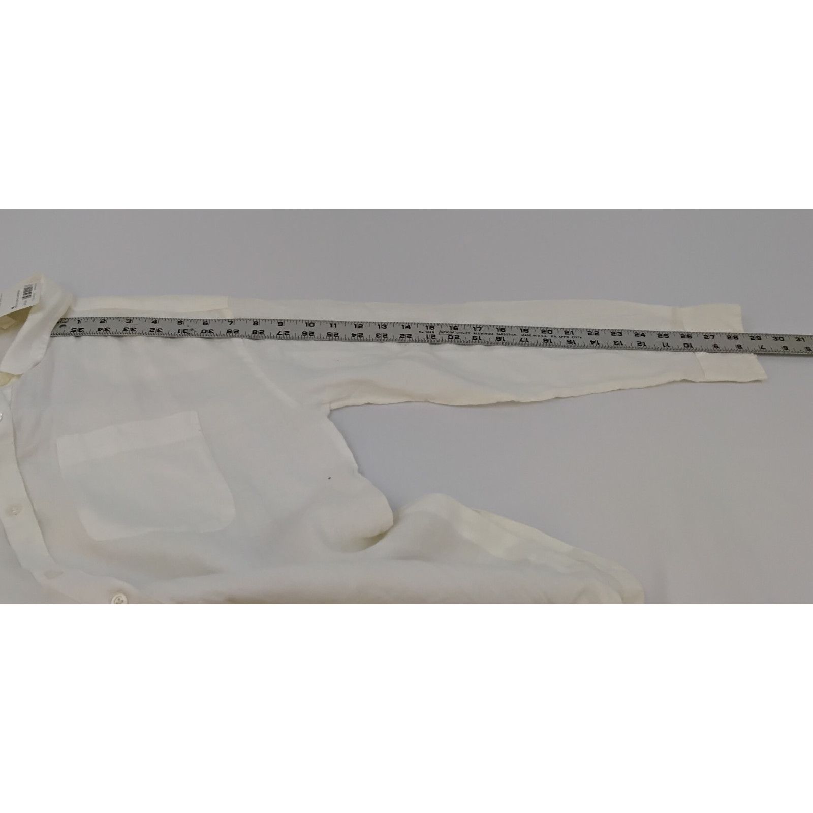 Athleta Athleta Linen Long and Lean Shirt Women's M White NWT Stain Size M / US 6-8 / IT 42-44 - 13 Thumbnail