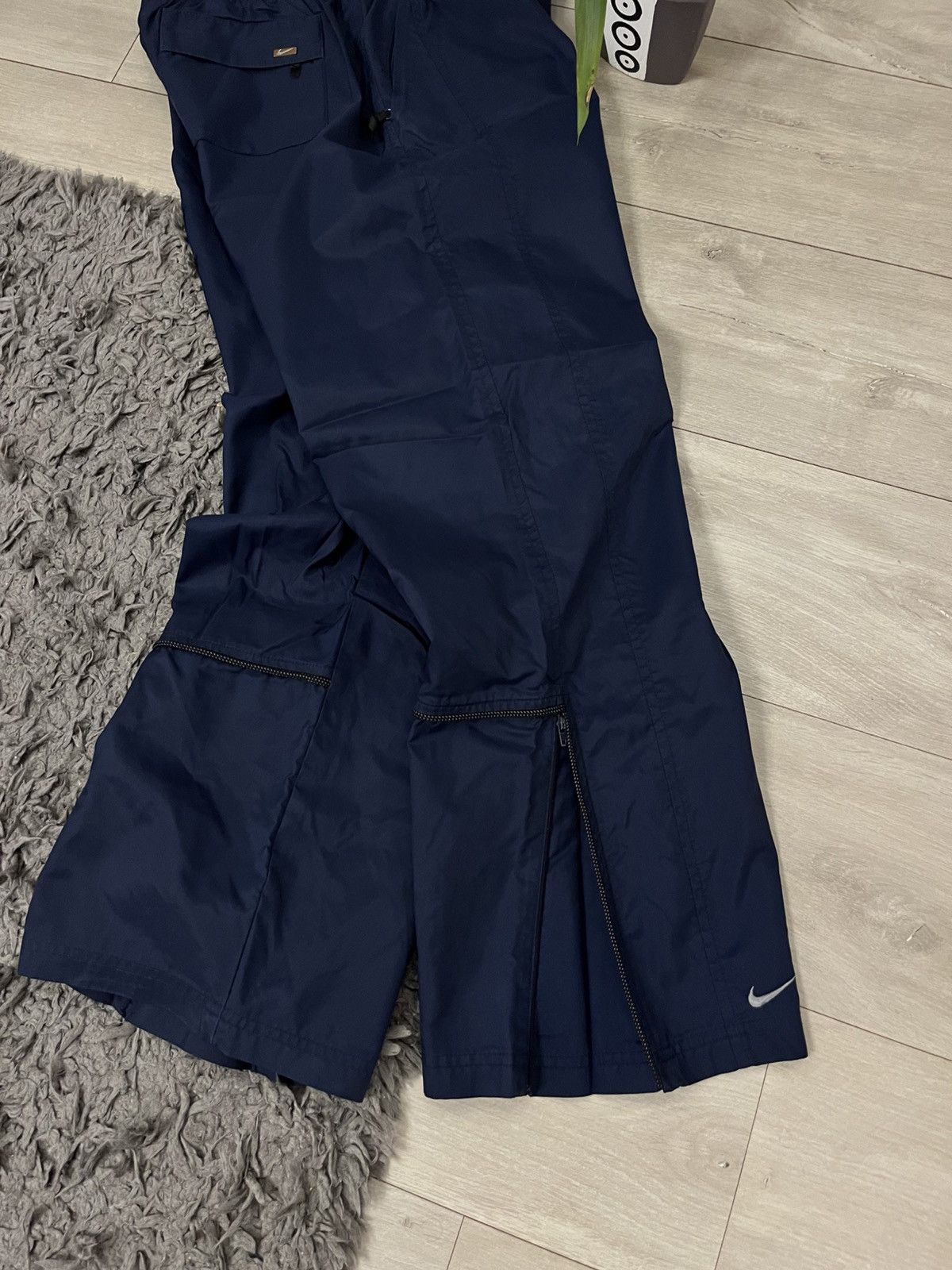 Nike 🔥90’S NIKE NYLON BAGGY TRACK PANTS GORPCORE Y2K Size US 30 / EU 46 - 4 Thumbnail