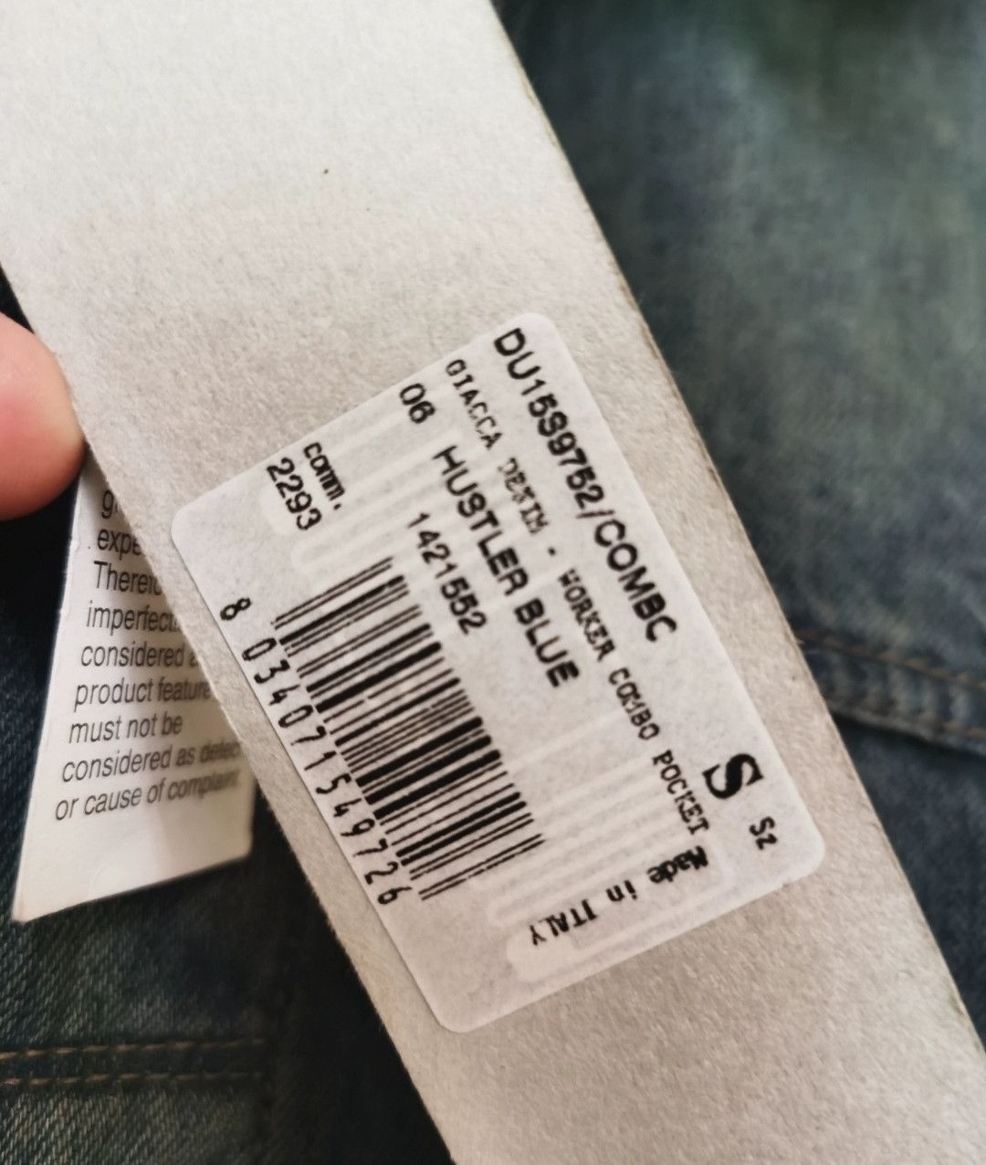 Rick Owens Rick Owens side line denim jacket Size US S / EU 44-46 / 1 - 2 Thumbnail
