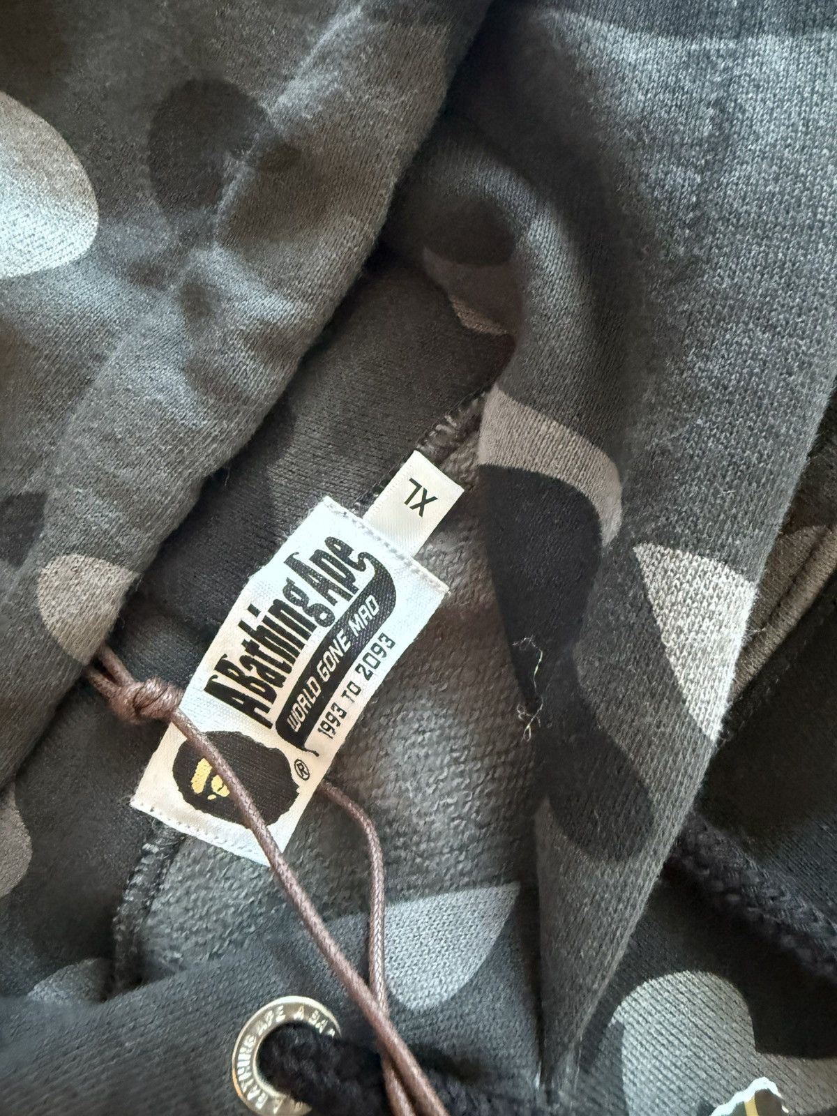 Bape Bape Black Camo College Pullover Hoodie Size US XL / EU 56 / 4 - 3 Thumbnail