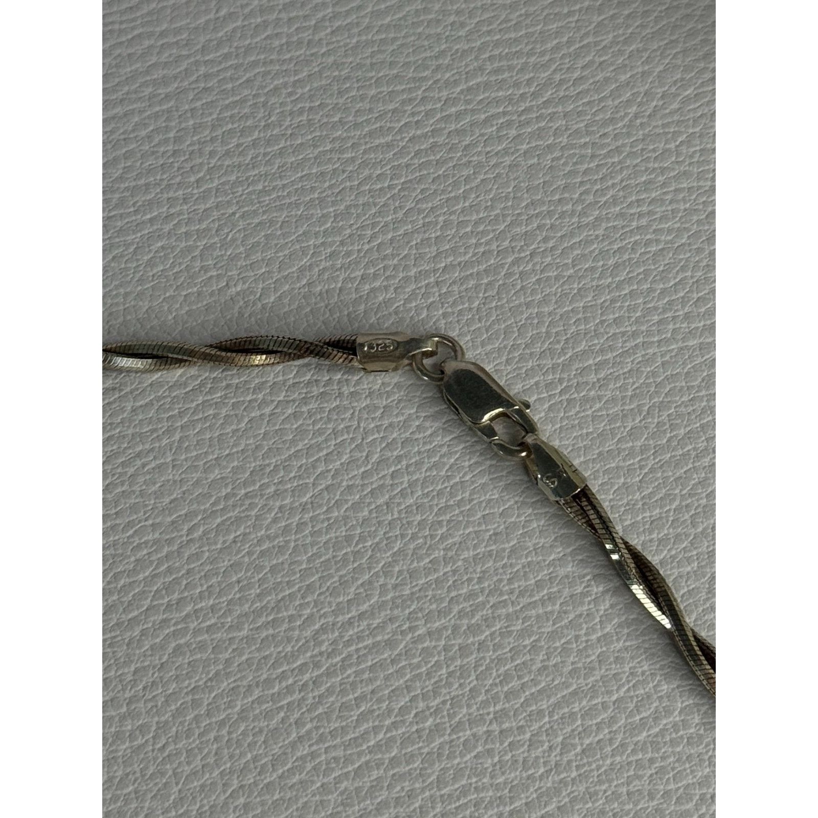 Jewelry 925 STERLING SILVER ITALY FAS NECKLACE LENGTH 18 INCH Size ONE SIZE - 5 Thumbnail