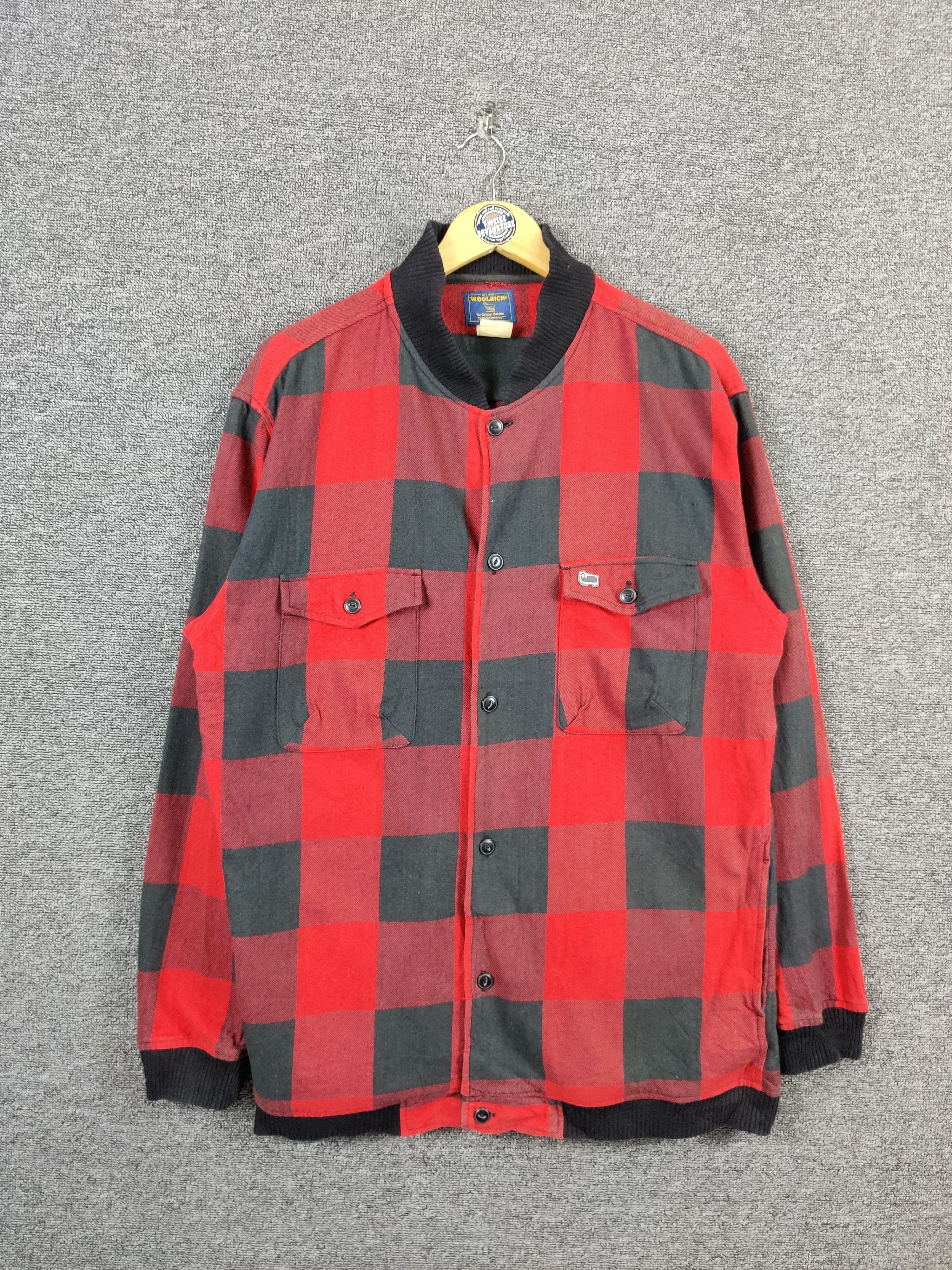 Woolrich Woolen Mills Vintage 90s Woolrich Checkered Plaid Jacket Size US XL / EU 56 / 4 - 1 Thumbnail