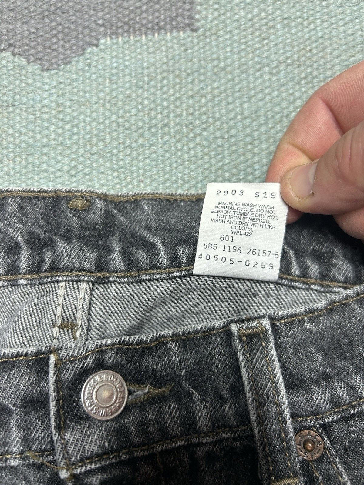Vintage Vtg 90s Levi’s 505 jeans orange tab straight USA skate 32x33 Size US 32 / EU 48 - 9 Thumbnail