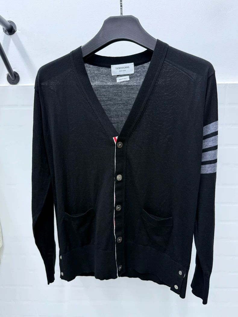 Thom Browne Thom Browne TB Wool Cardigan Size US XS / EU 42 / 0 - 1 Thumbnail