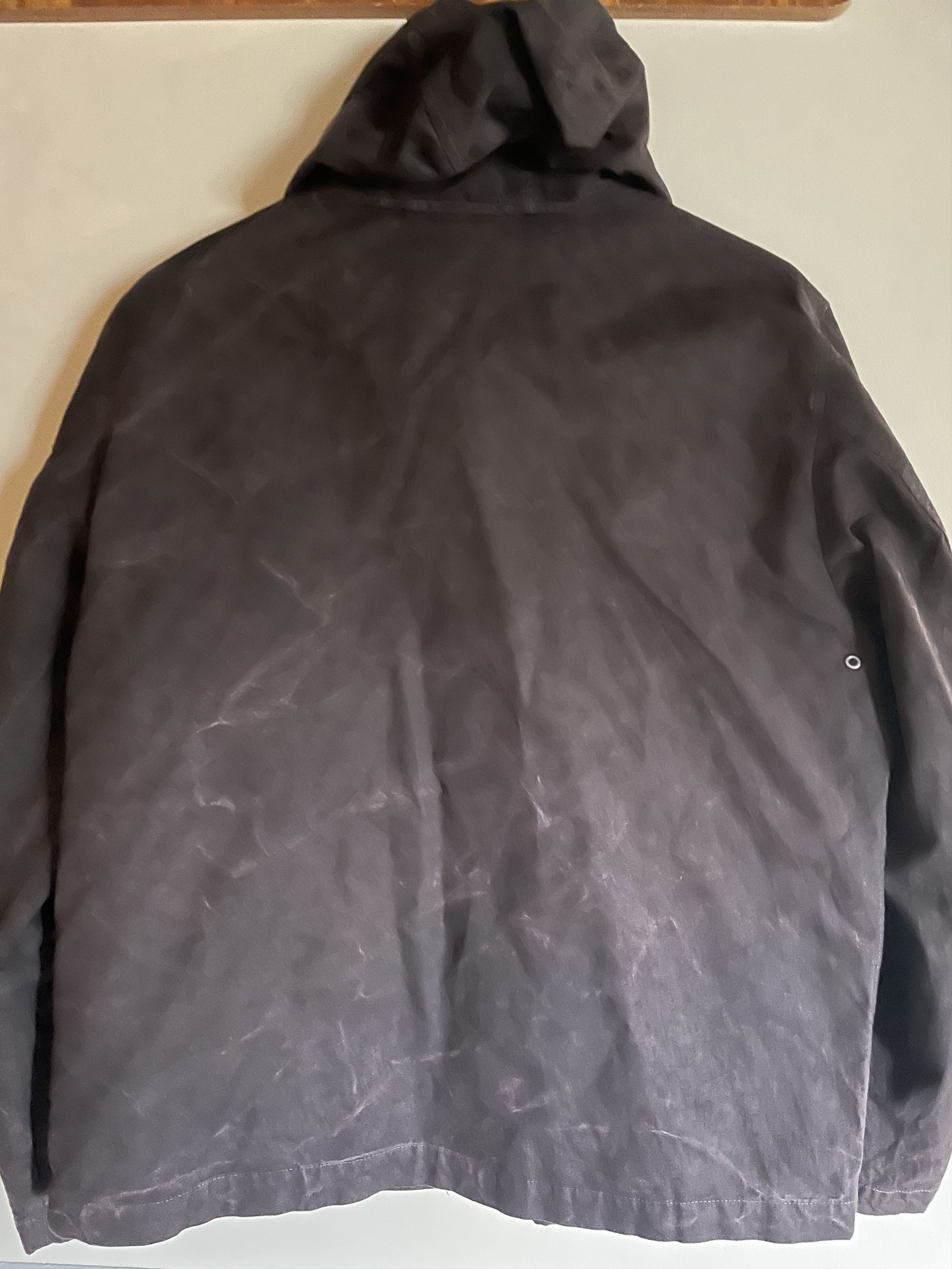 Albam Albam Cotton Hand-Dyed Charcoal Grey Distressed Jacket, Med Size US M / EU 48-50 / 2 - 5 Thumbnail