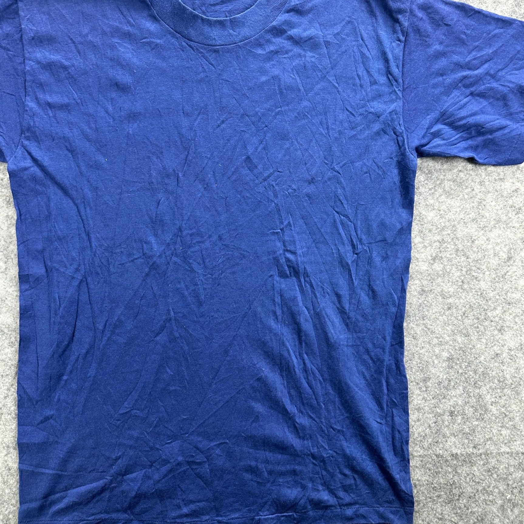 Vintage VINTAGE Gulf Coast Sportswear Shirt Mens Large Blue Williams 50/50 Soft Tee 80s Size US L / EU 52-54 / 3 - 2 Thumbnail