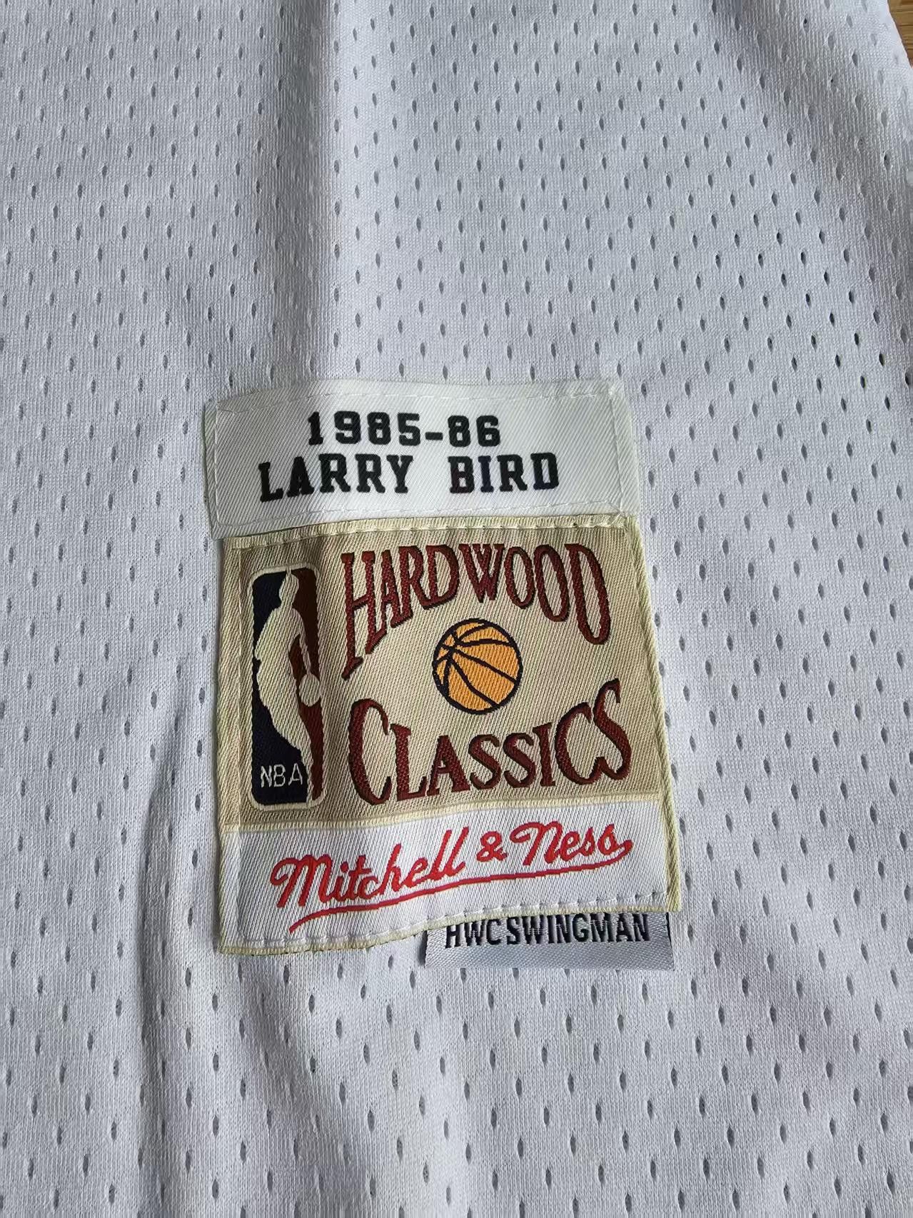 NBA 1985 88 Boston Celtics #33 Larry Bird Jersey White Size US XL / EU 56 / 4 - 4 Thumbnail