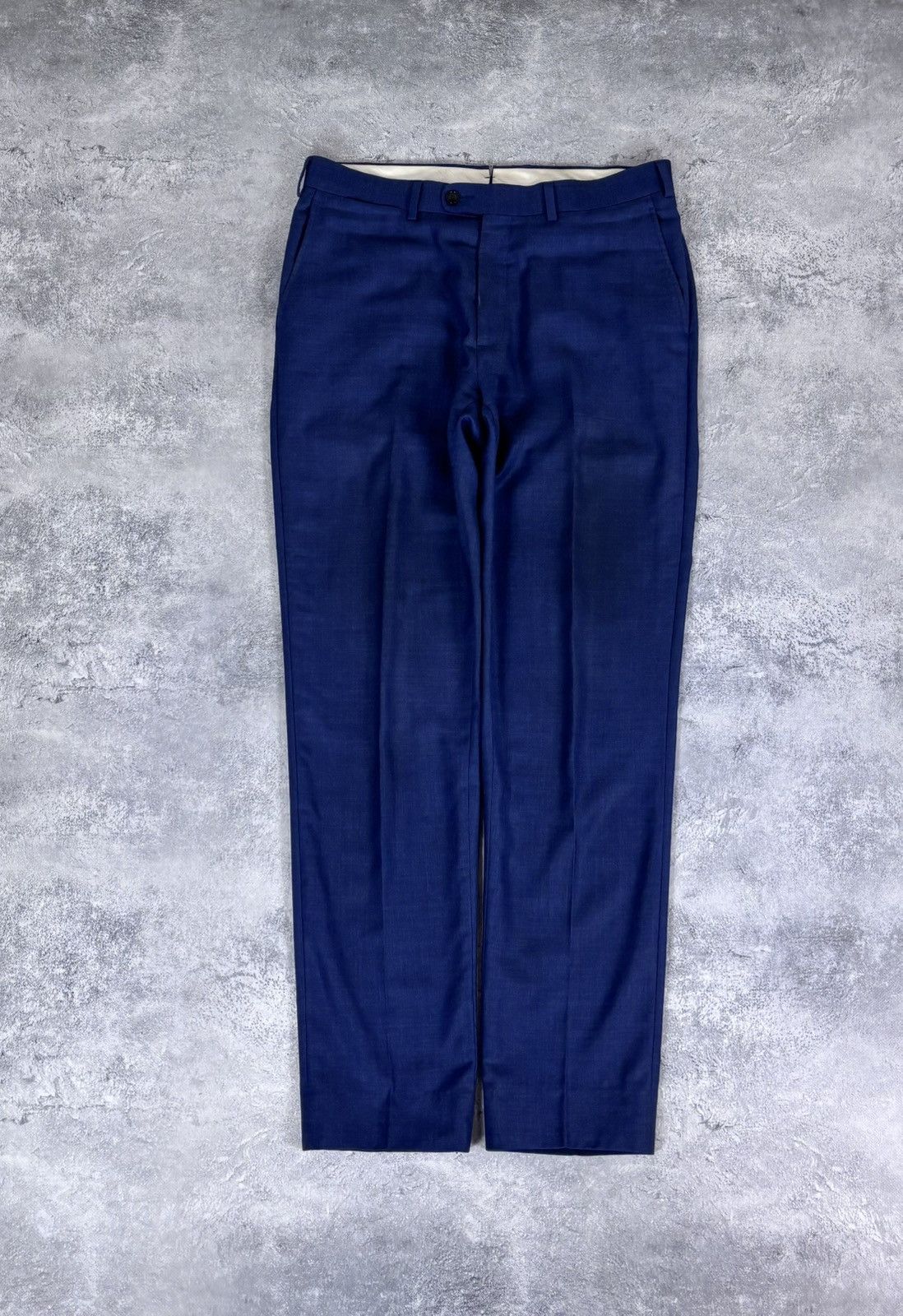 Suitsupply Suitsupply Sienna Men’s 2-Piece Blue Super 130’s Wool Suit Size 38R - 12 Thumbnail
