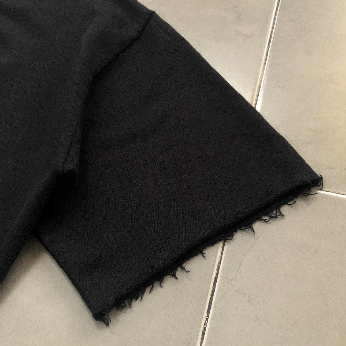 Saint Laurent Paris Saint Laurent Cropped Short Sleeve Logo Sweatshirt Size M / US 6-8 / IT 42-44 - 7 Thumbnail