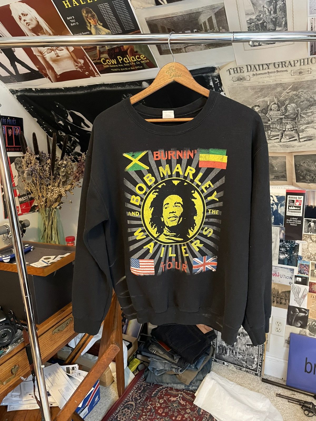 Vintage Vintage Bob Marley Crewneck Size US M / EU 48-50 / 2 - 1 Thumbnail
