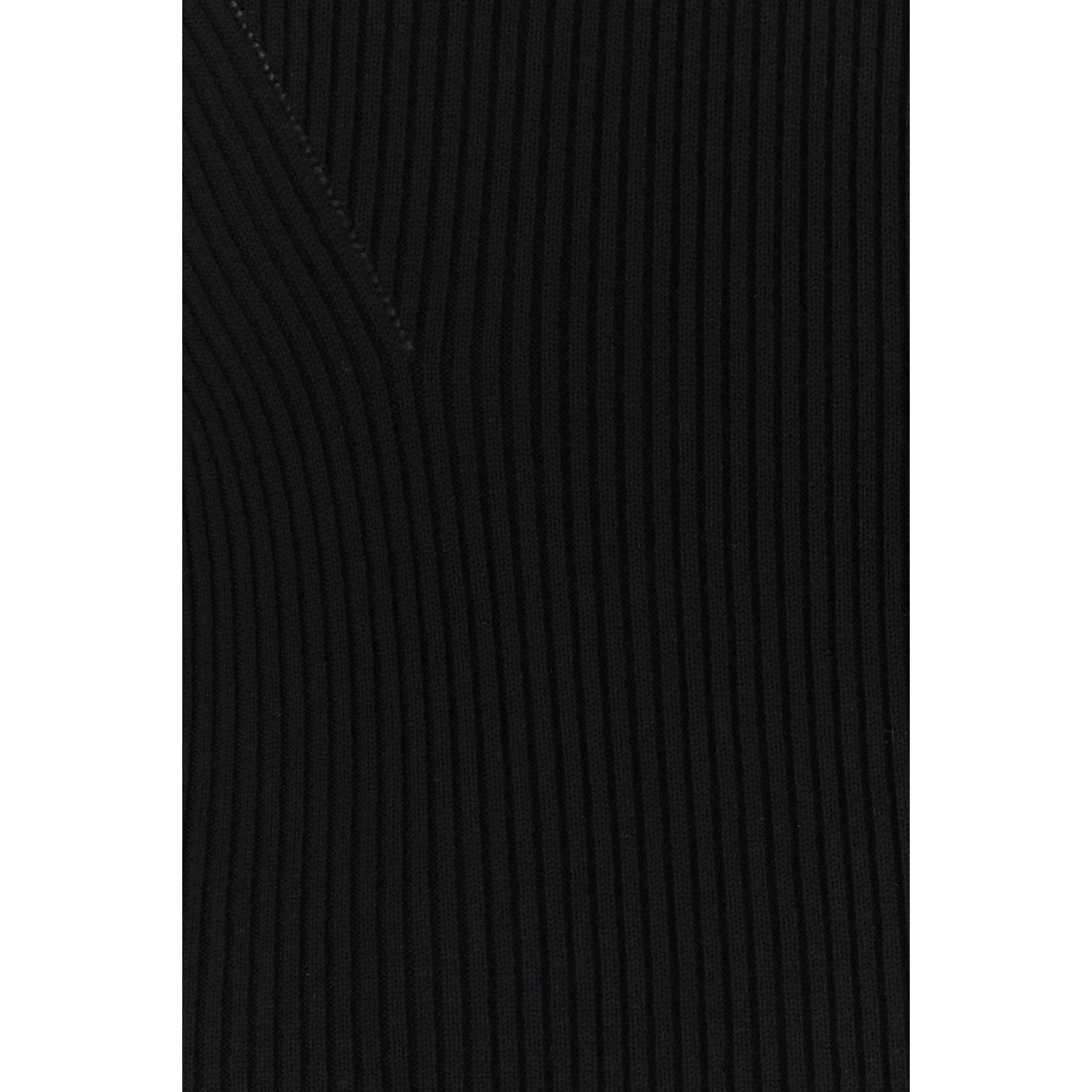 Alexander McQueen ALEXANDER MCQUEEN Black Wool Blend Sweater New & Authentic ( Size XS / US 0-2 / IT 36-38 - 3 Thumbnail