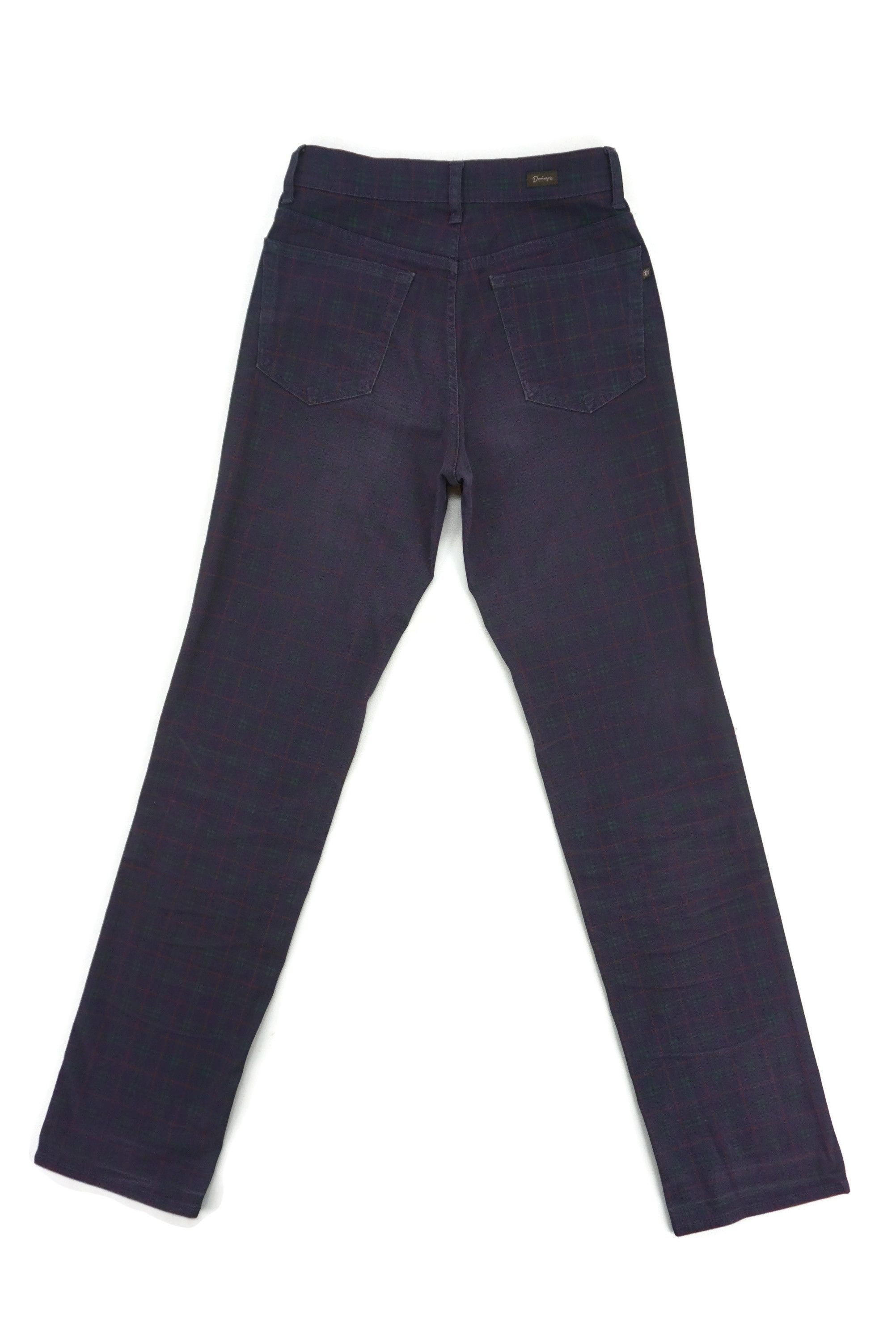 Japanese Brand Domingo Jeans fit W27xL32 Tartan Denim Made in Japan Size 27" / US 4 / IT 40 - 2 Thumbnail