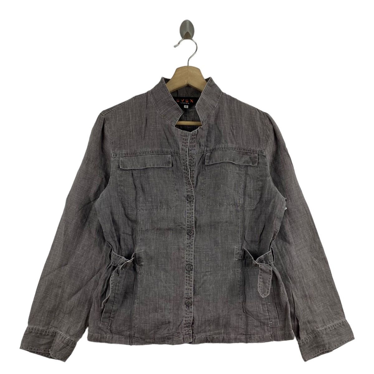 Vintage Vintage EVEX by KRIZIA Italian Designer Grey Denim Jeans Size US M / EU 48-50 / 2 - 1 Thumbnail