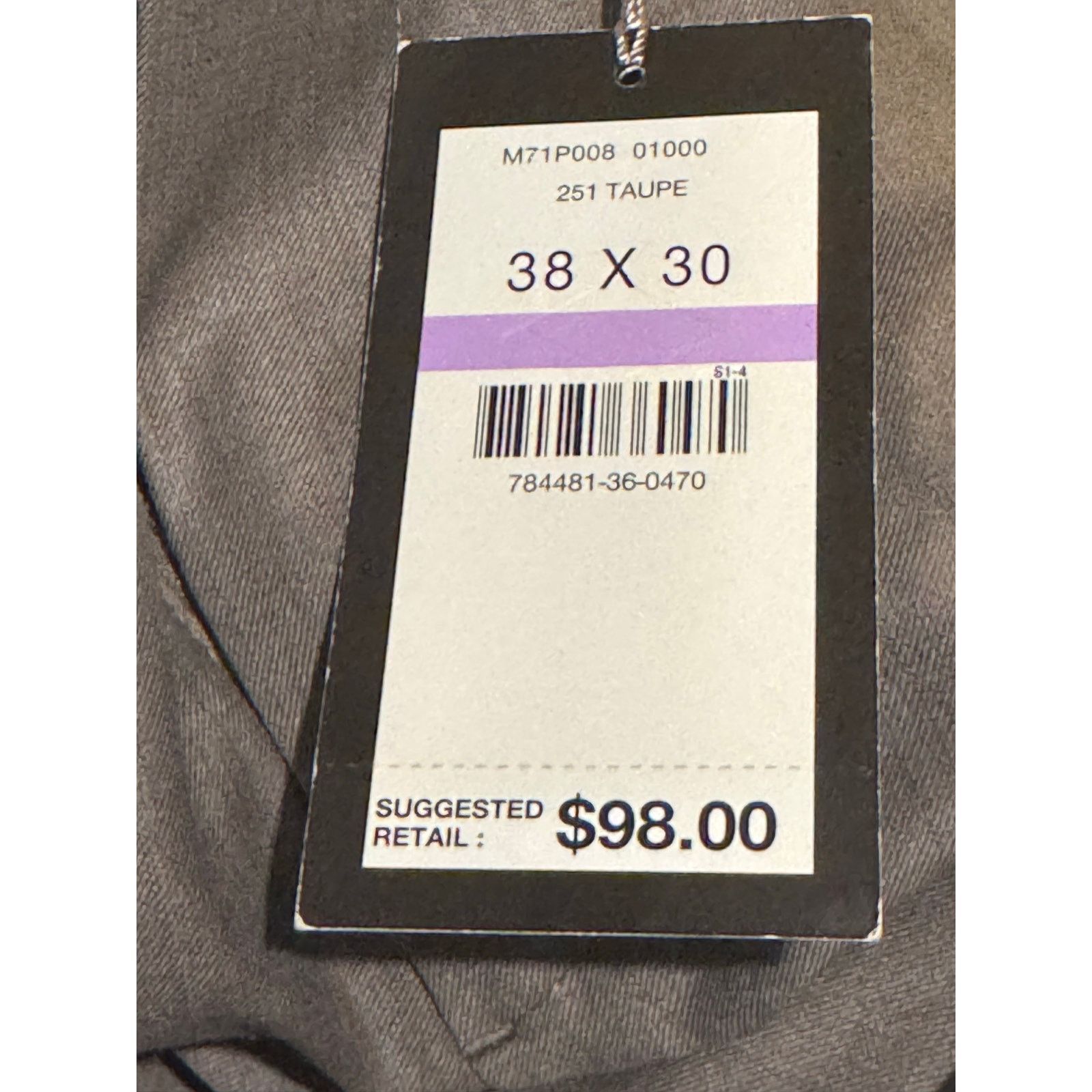 Joseph Abboud Joseph Abboud Trouser Mens Pleated Dress Pants Taupe 36X30 Size US 36 / EU 52 - 10 Thumbnail