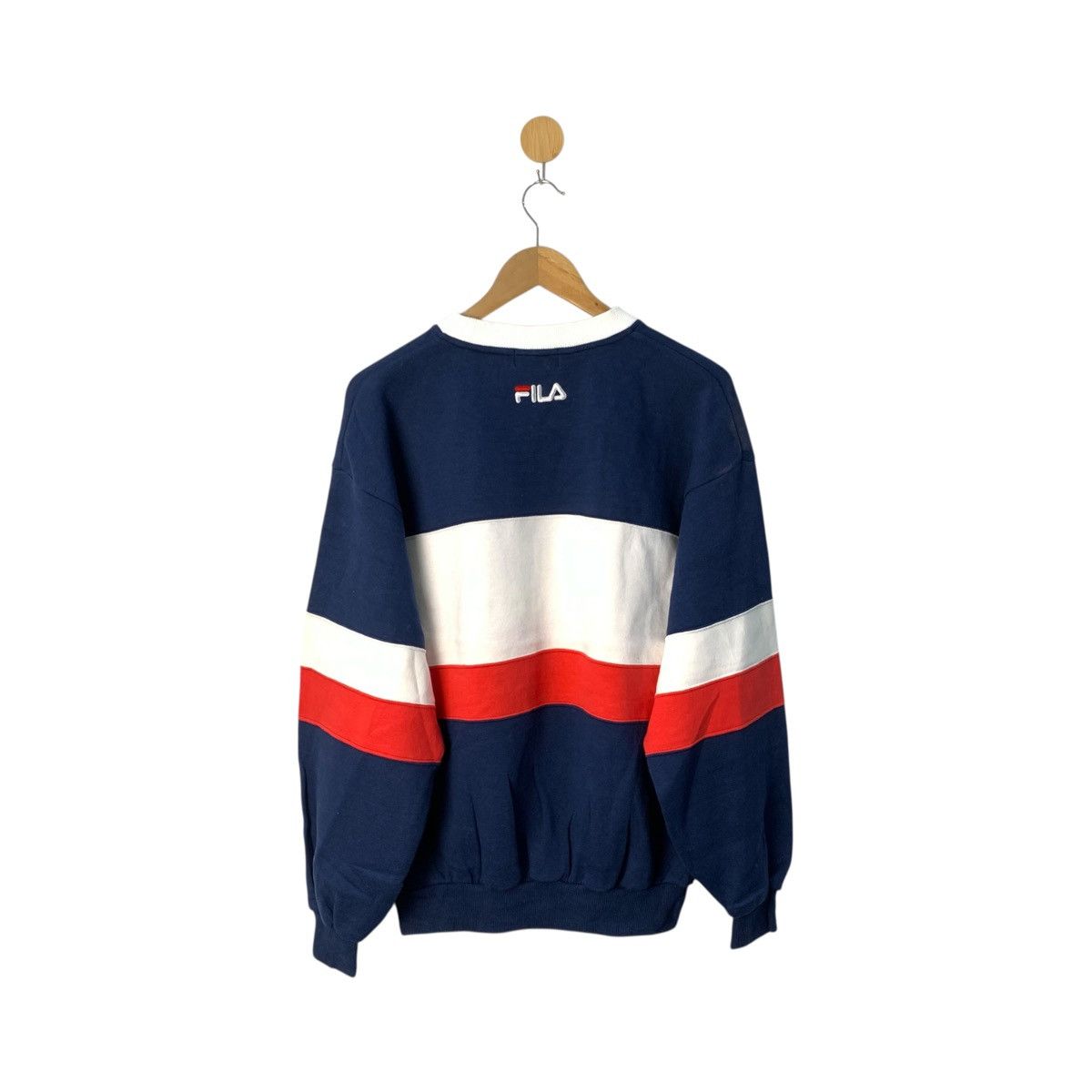 Fila Vintage Fila Sweatshirt Hoodies Fila Pullover Sweater Jumper Size US L / EU 52-54 / 3 - 2 Thumbnail