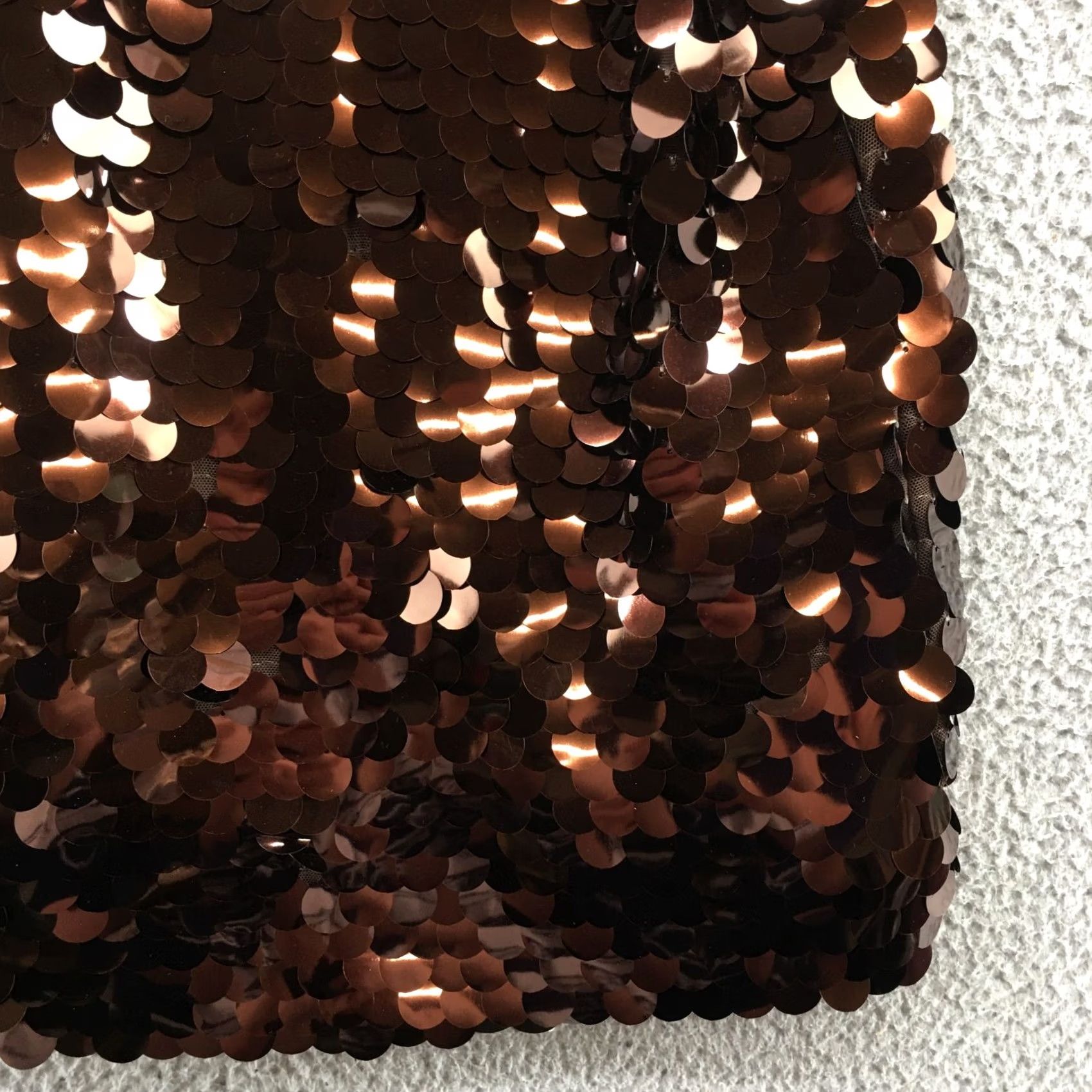 Vintage A New Day Mini Shift Party Dress Womens Small Brown Sequin Strappy Sleeve NEW Size S / US 4 / IT 40 - 7 Thumbnail