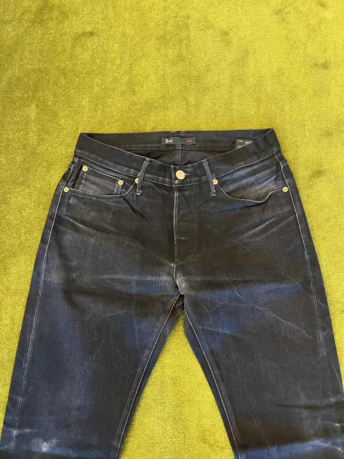 3x1 3x1 - Black Selvedge Denim Size US 31 - 4 Thumbnail
