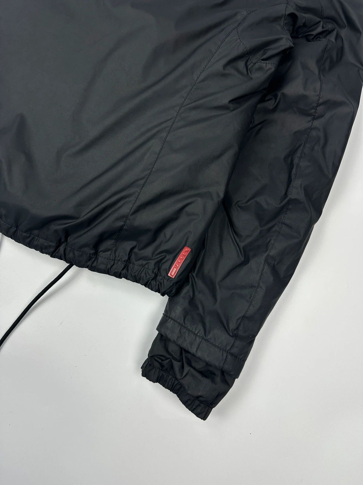 Prada Prada Sport FW2002 Black Nylon & Fur 2In1 Jacket Size S / US 4 / IT 40 - 12 Thumbnail