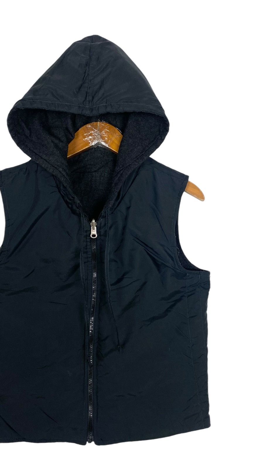 Comme Ca Ism Vtg Comme Ca Des Ha Reversible Hoodie Gilet Made in France Size S / US 4 / IT 40 - 8 Thumbnail