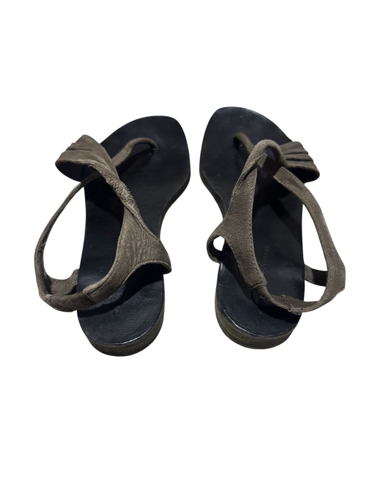 Rick Owens Vtg Rick Owens Suede Cross Tie Sandal Size US 9.5 / EU 42-43 - 2 Thumbnail