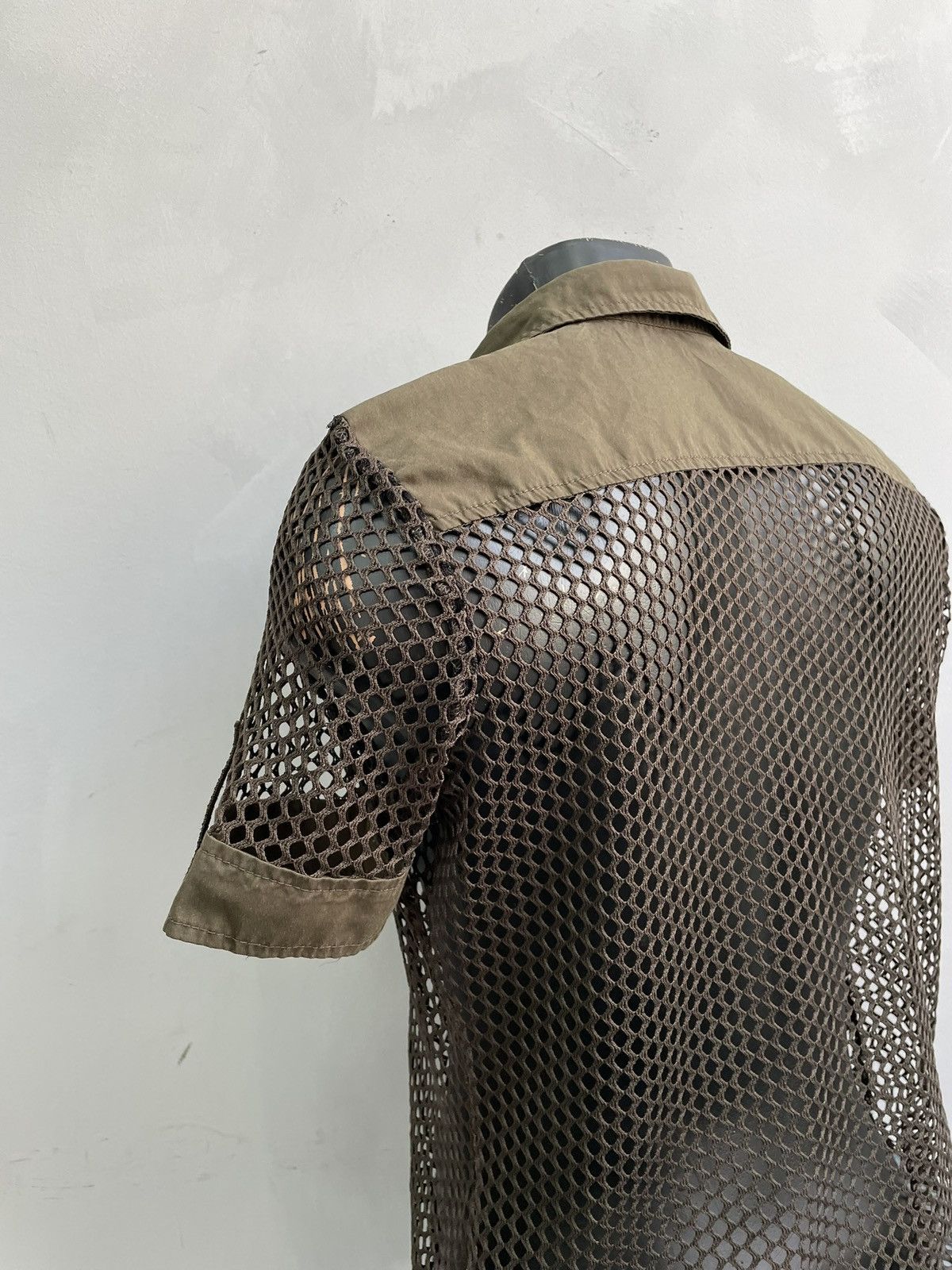 Junya Watanabe Rare mesh top cargo pockets Japanese style y2k shirt Size US S / EU 44-46 / 1 - 6 Thumbnail