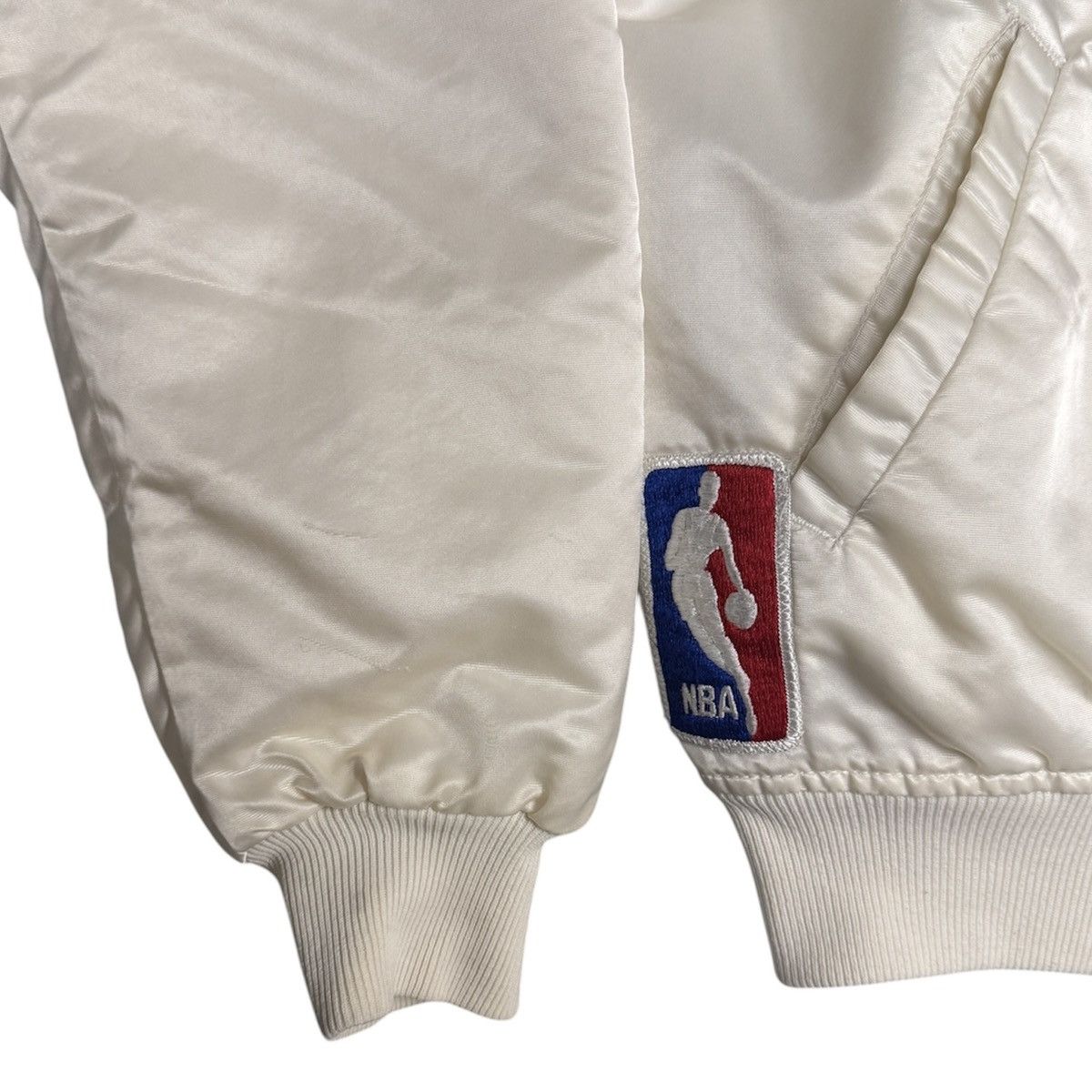 Starter Vintage 90s LA LAKERS Button Up Varsity STARTER Jacket Size US L / EU 52-54 / 3 - 3 Thumbnail
