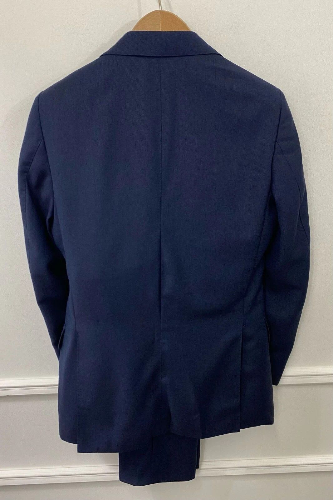Suitsupply Men Suitsupply Suit La Spalla Navy Blue Wool Reda Size US34 Size 34R - 2 Thumbnail