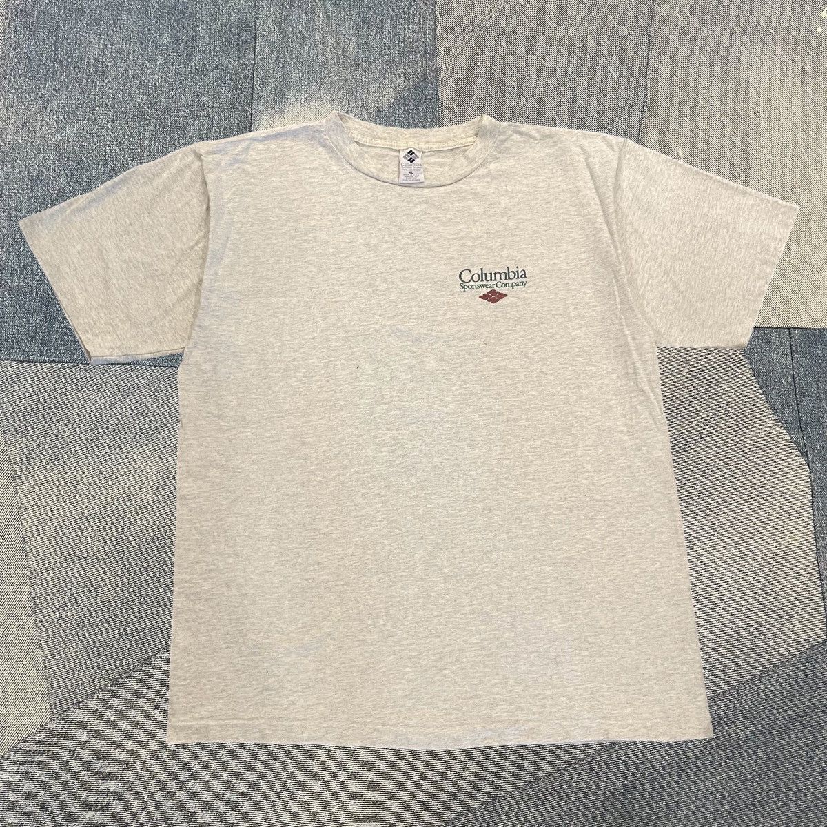 Columbia × Vintage CRAZY Vintage 90s Columbia Single Stitch Tee Size US XL / EU 56 / 4 - 1 Thumbnail