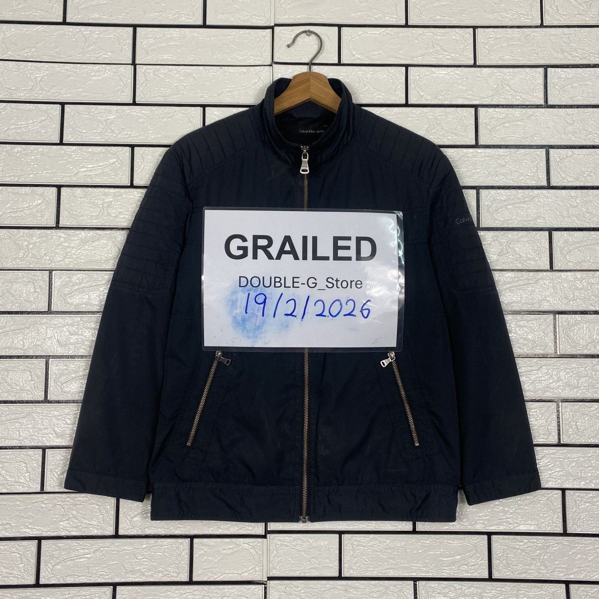Calvin Klein 📌Vintage Zipper Bomber Jacket Calvin Klein Jeans Size US M / EU 48-50 / 2 - 1 Thumbnail
