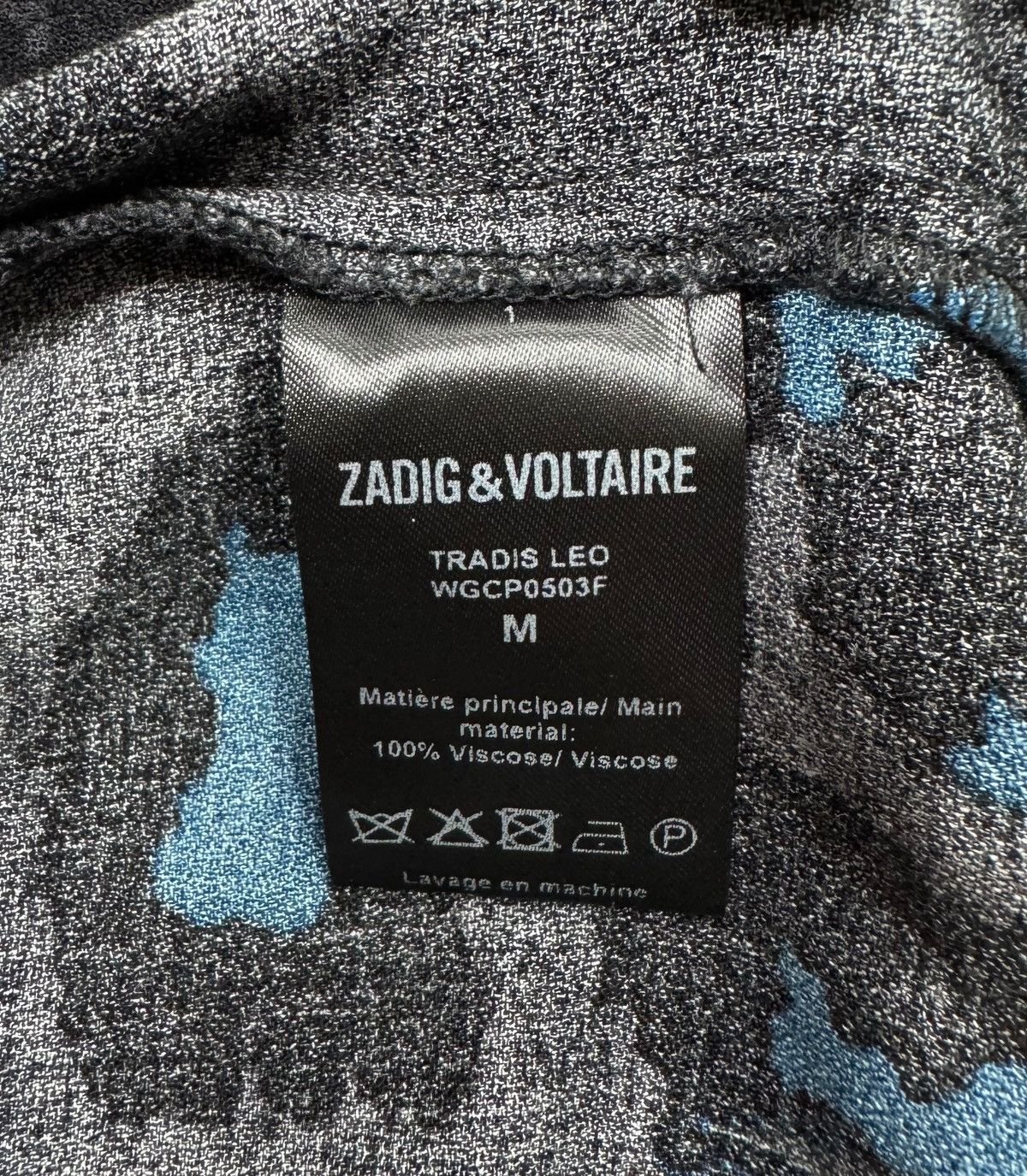 Zadig & Voltaire Zadig & Voltaire Printed Viscose Blouse Button Up size M Size M / US 6-8 / IT 42-44 - 13 Thumbnail